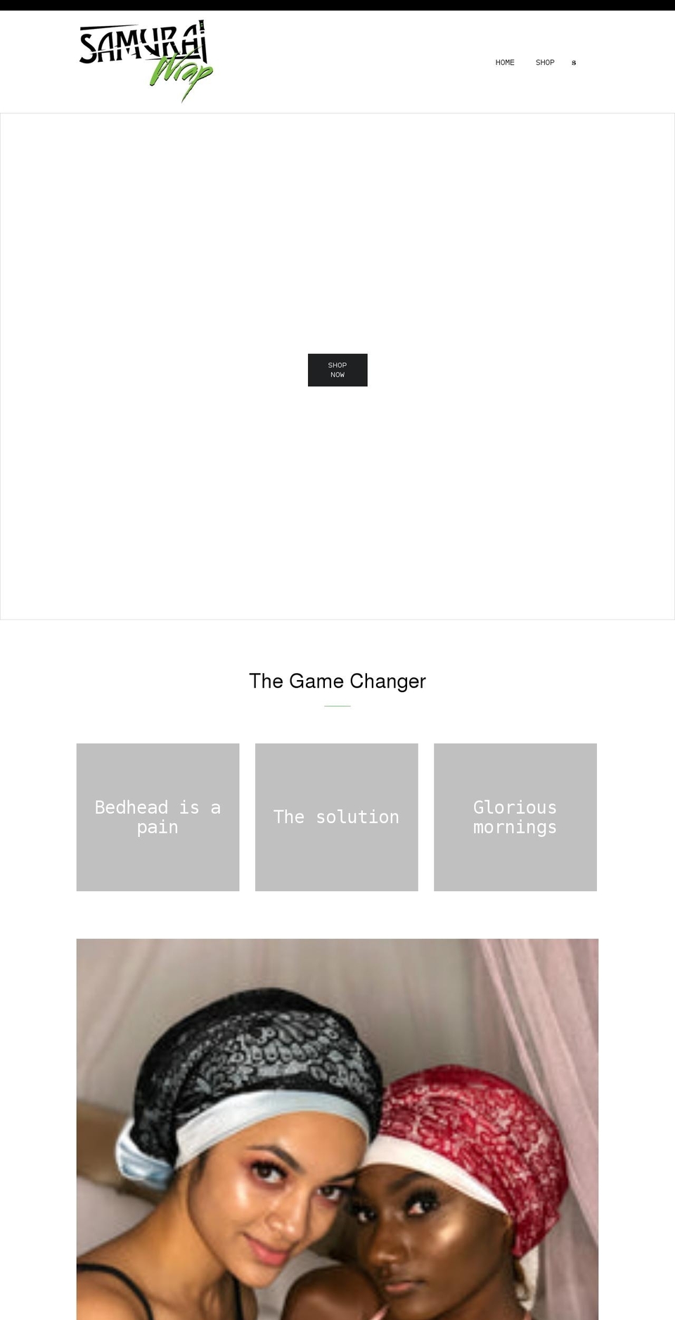 thesamuraiwrap.com shopify website screenshot