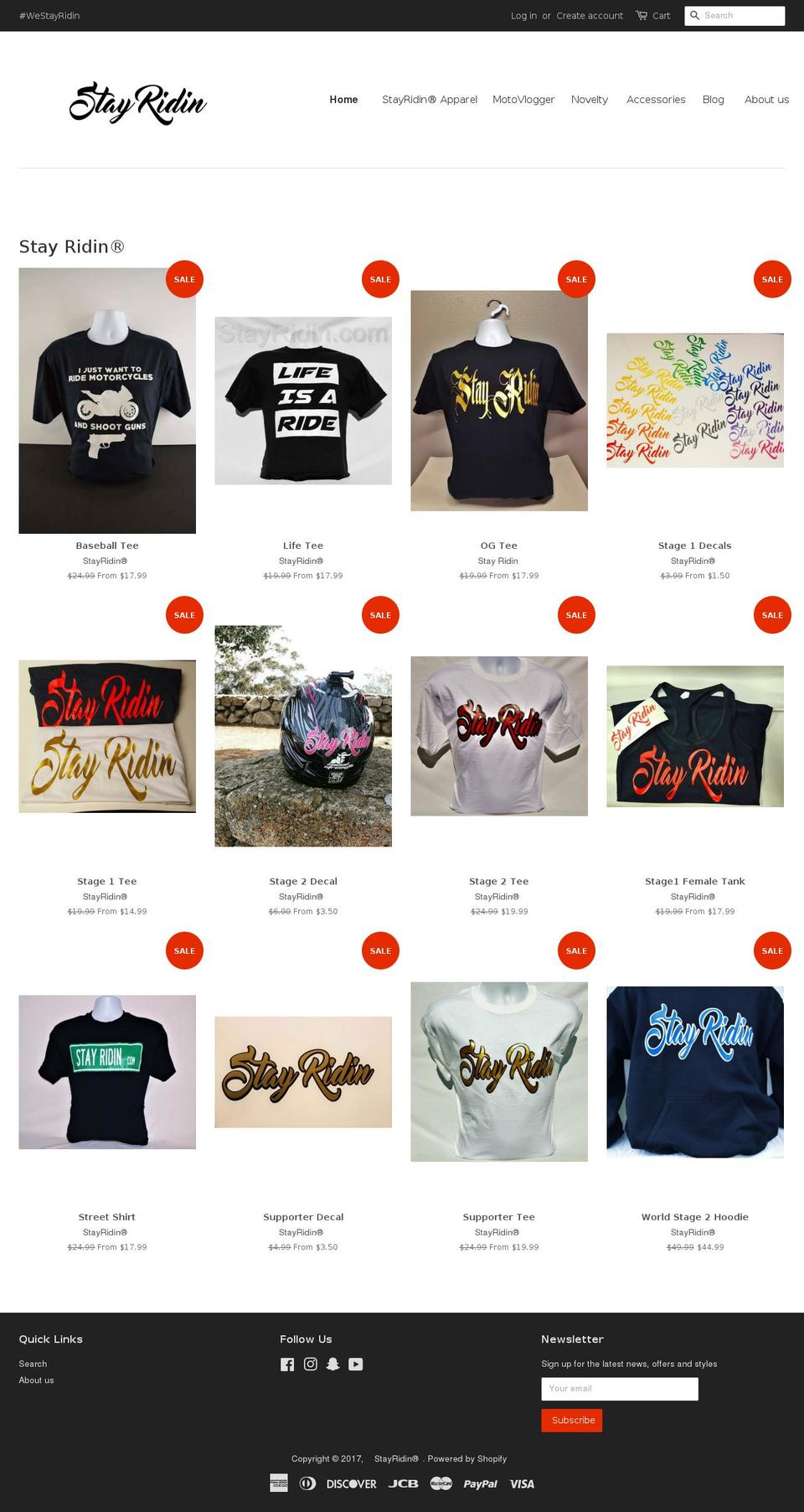 thesandiegoriders.com shopify website screenshot