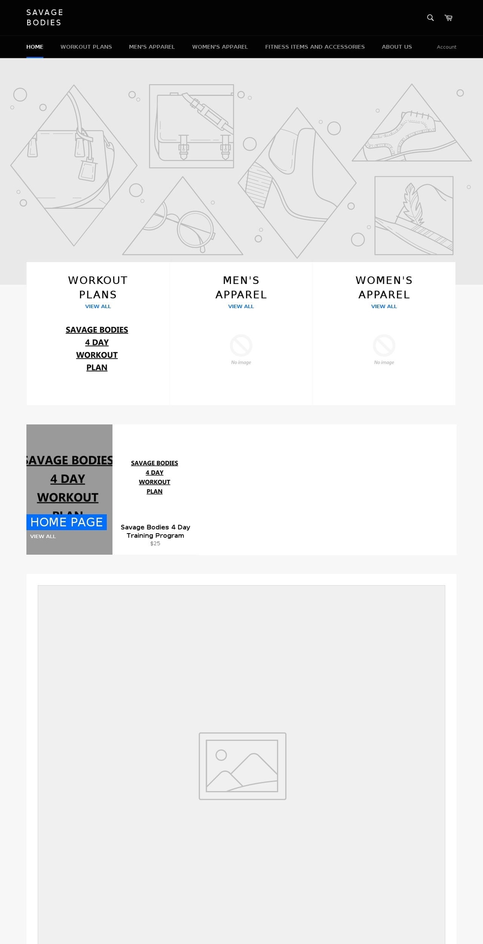 thesavagebodies.com — Shopify storefront screenshot