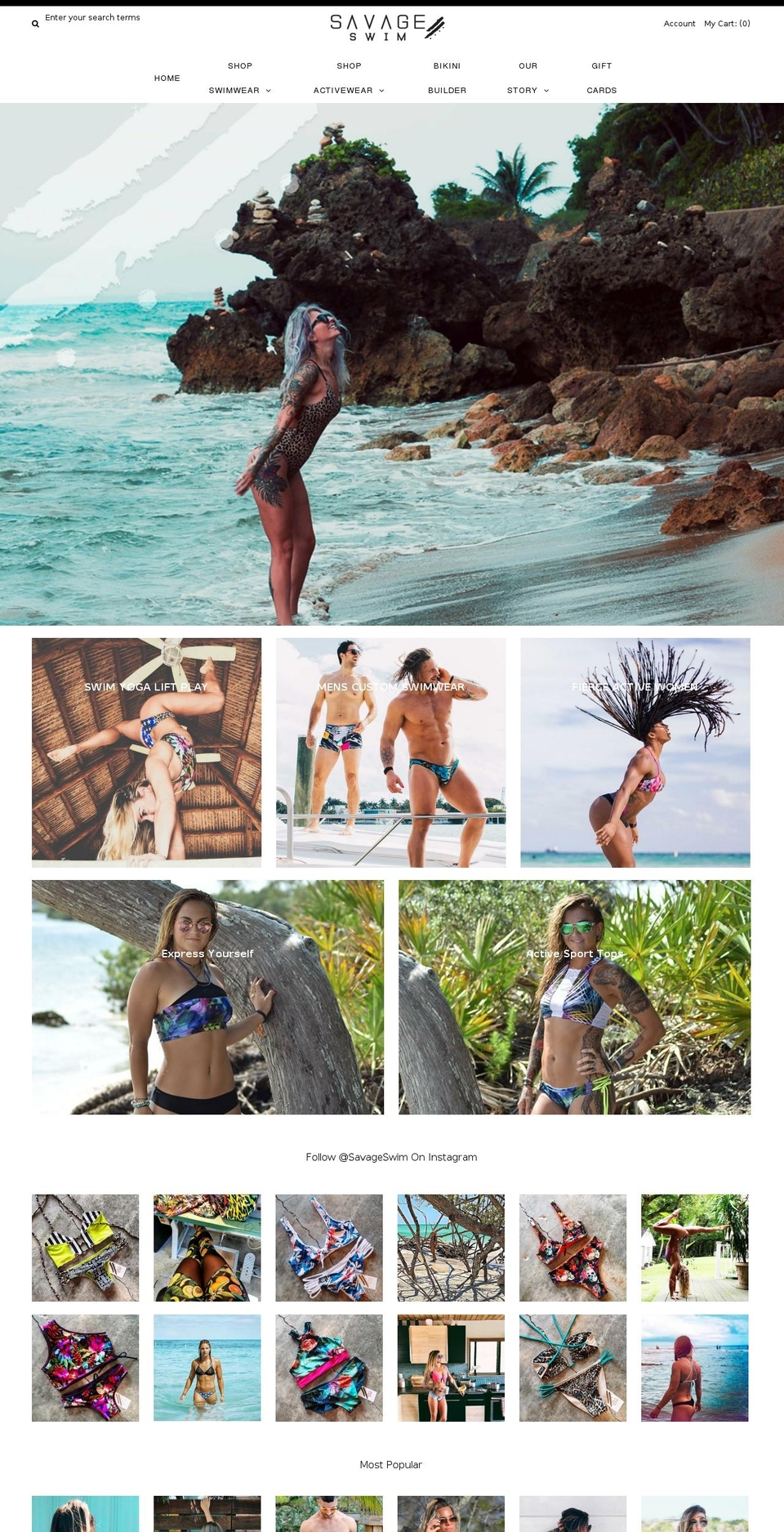 thesavagecollective.com shopify website screenshot