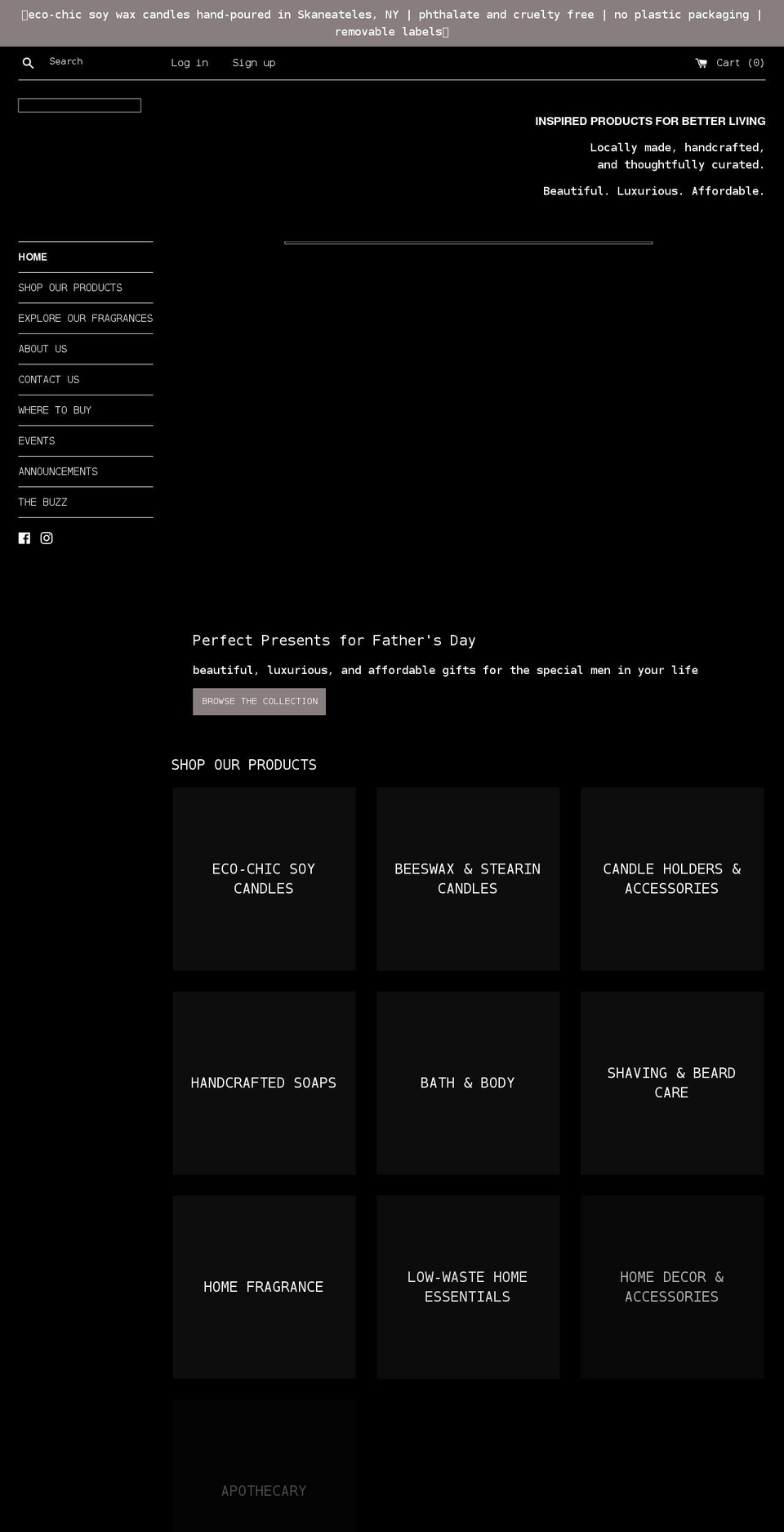 thesavagehomestead.com shopify website screenshot