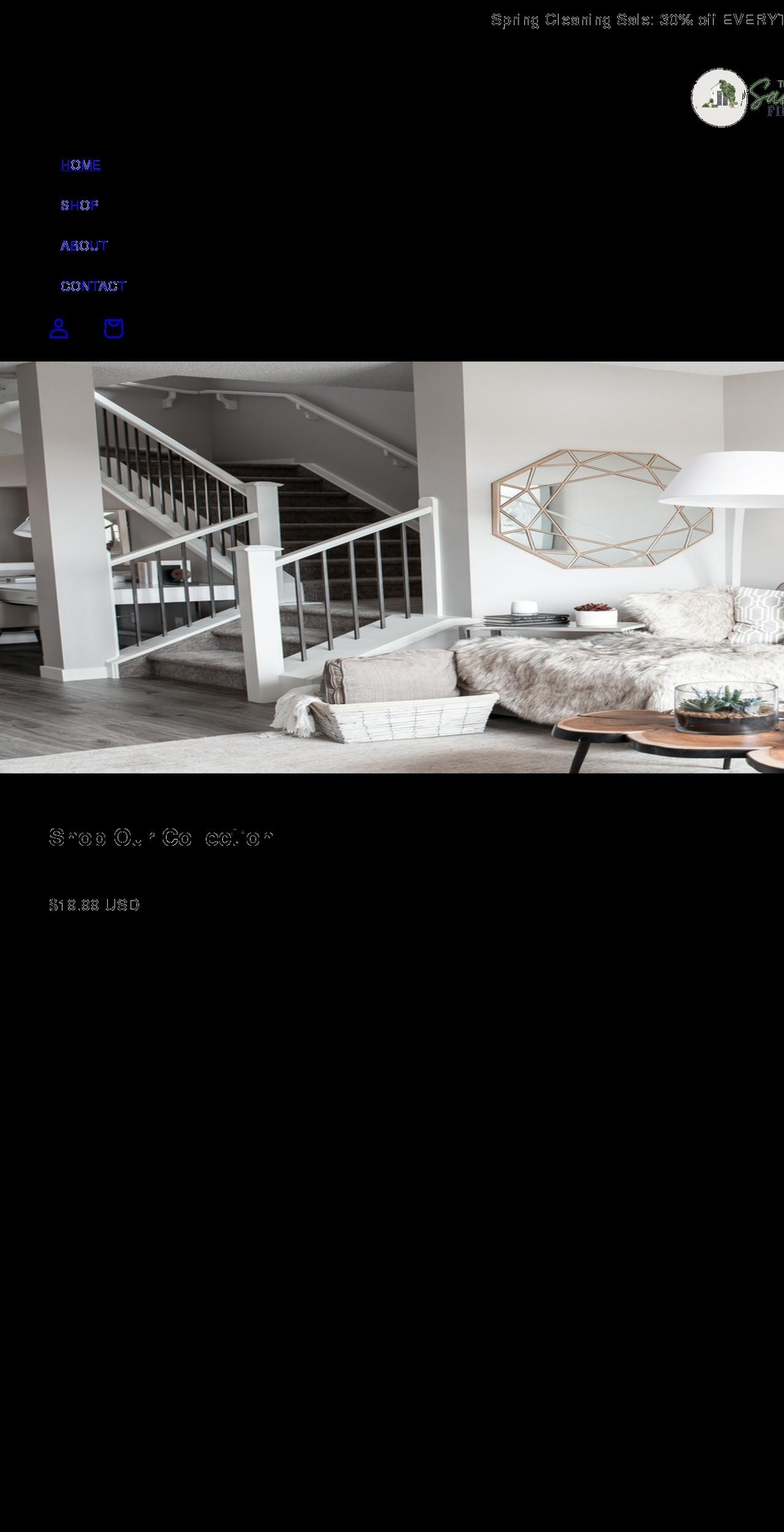 thesavvyfinds.com shopify website screenshot