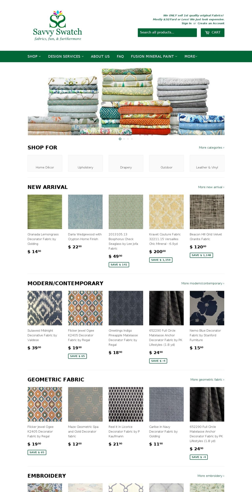 thesavvyswatch.com — Shopify storefront screenshot