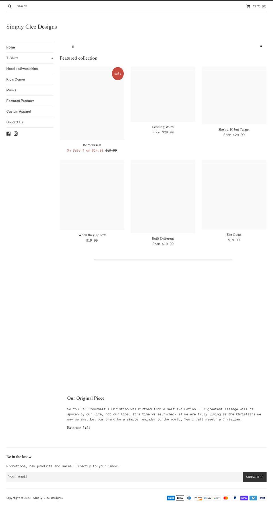 thescdesign.com shopify website screenshot