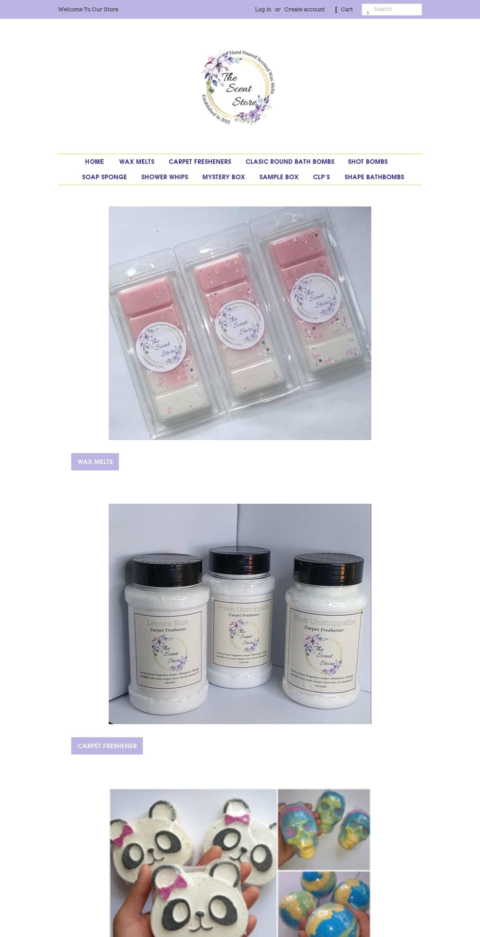 thescentstore.co.uk shopify website screenshot