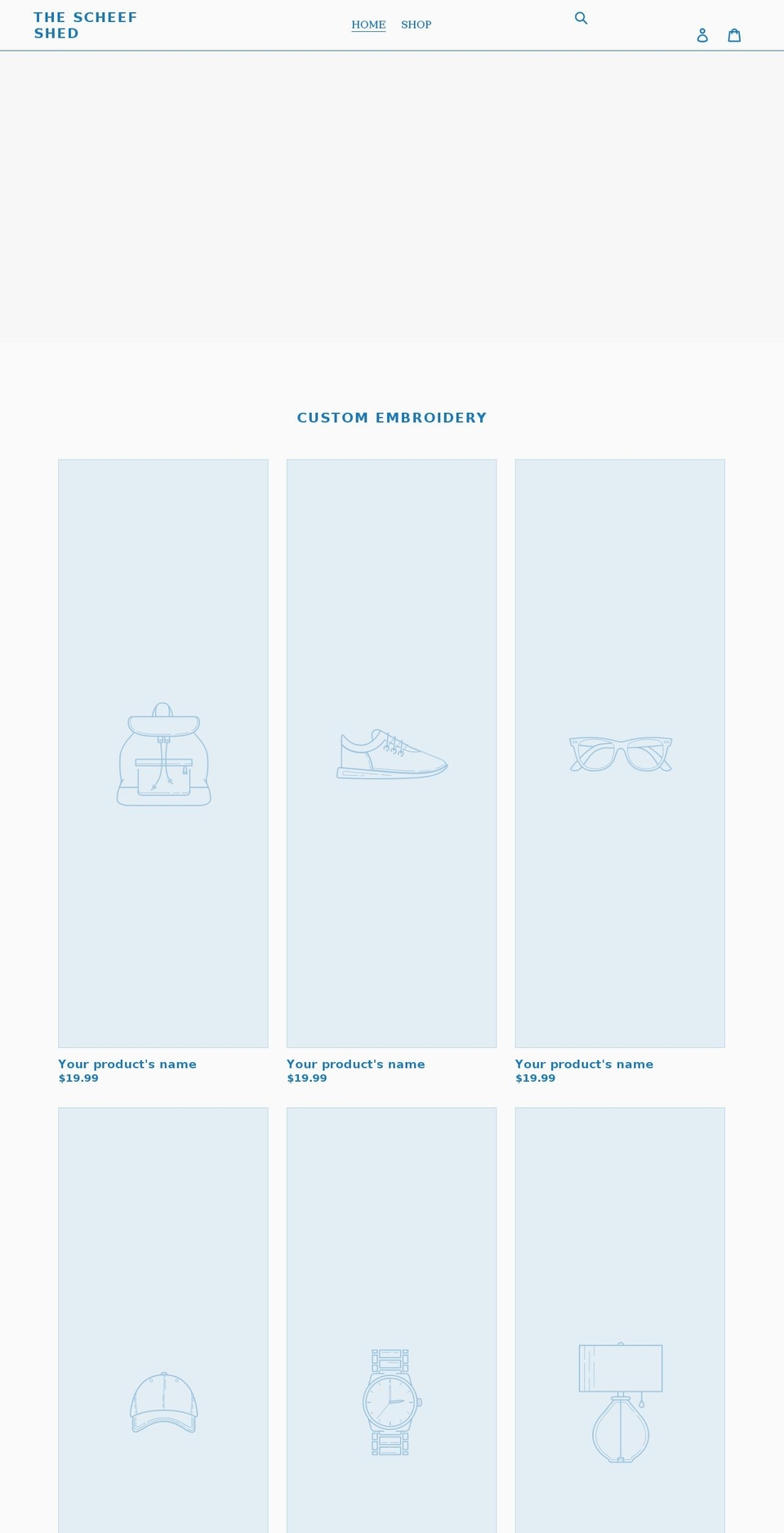 thescheefshed.com shopify website screenshot