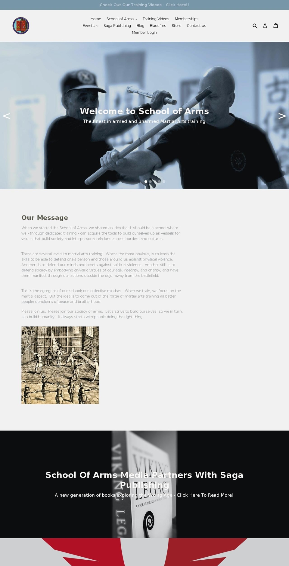 theschoolofarmsmedia.com — Shopify storefront screenshot