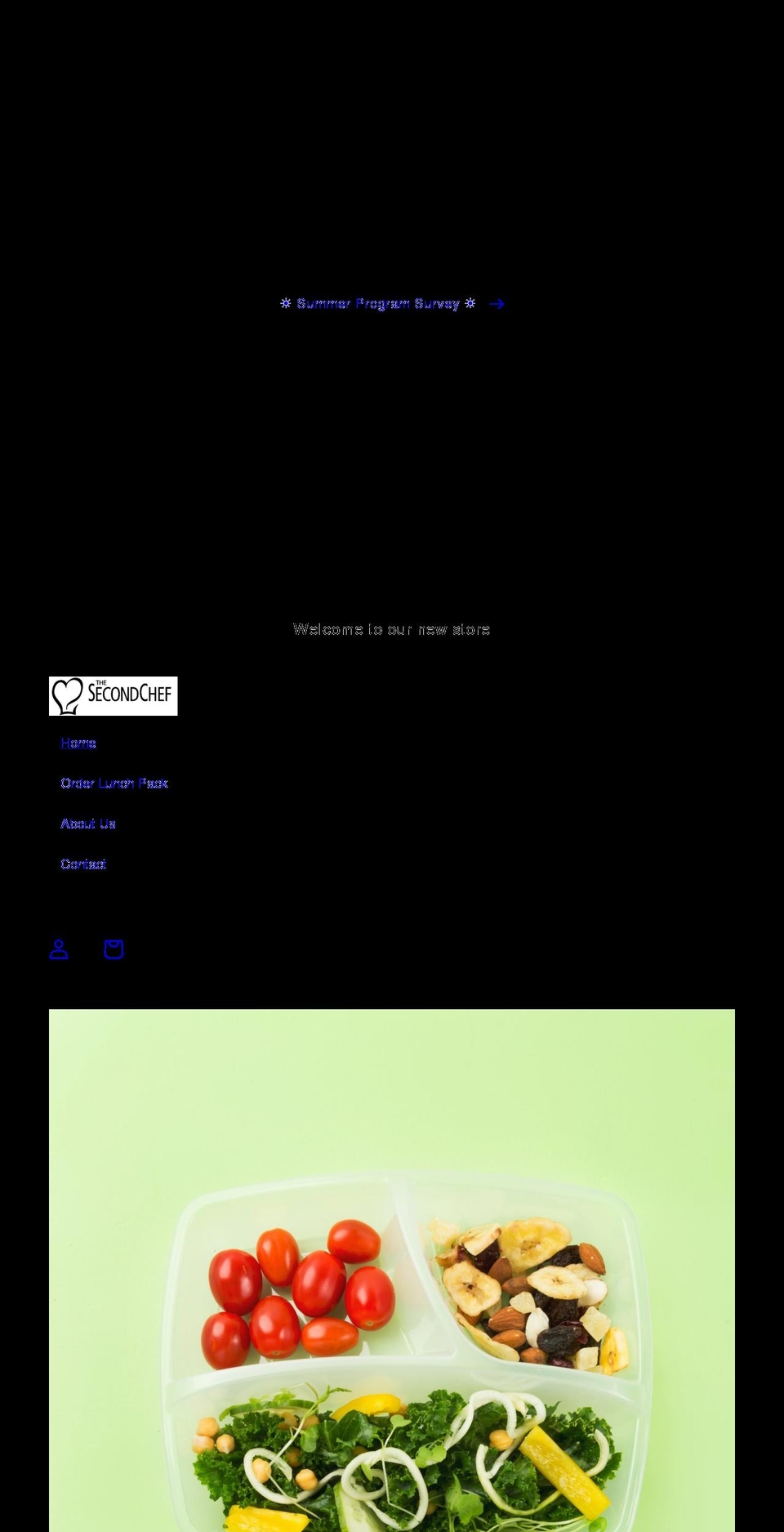 thesecondchef.com shopify website screenshot