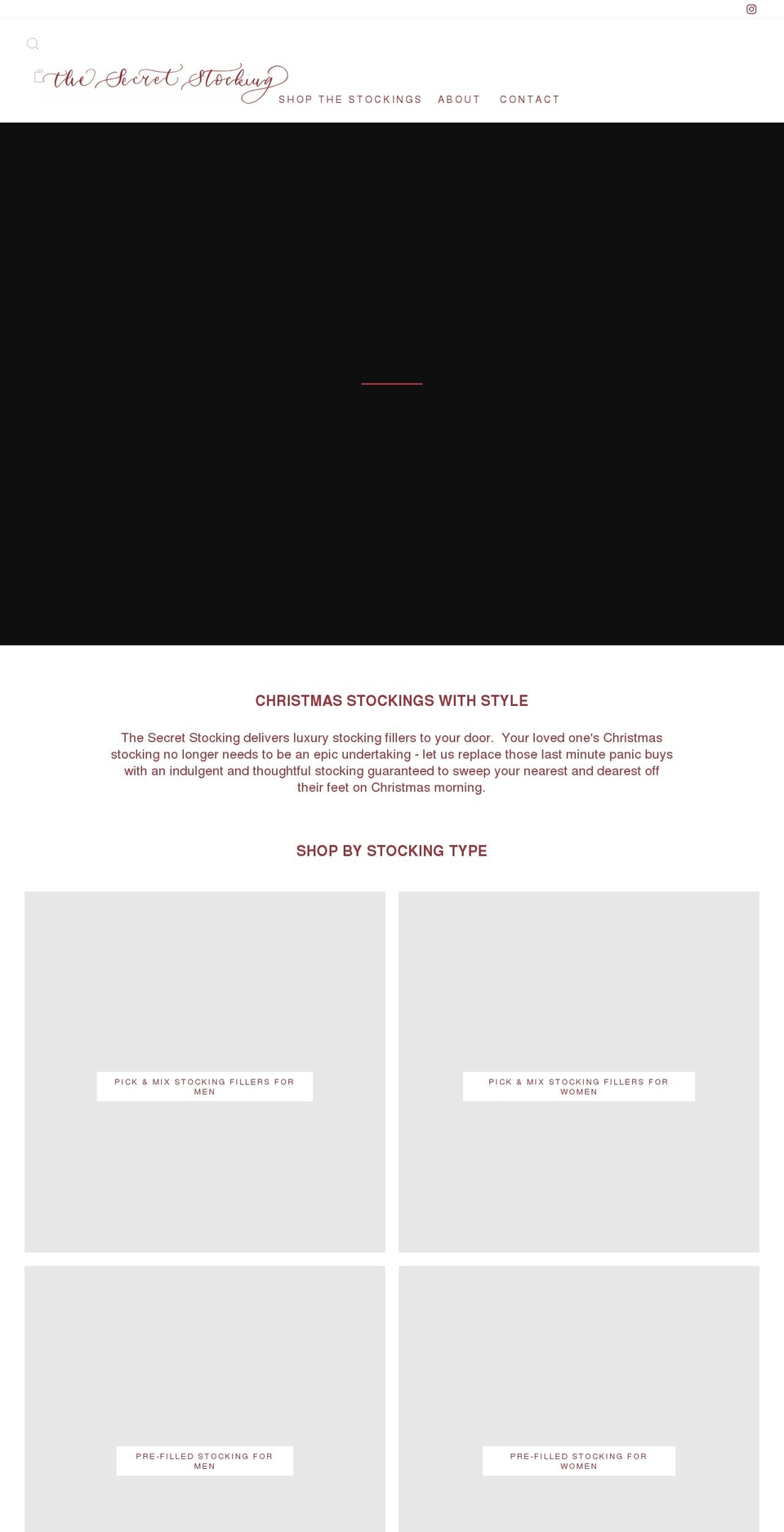 thesecretstocking.co.uk shopify website screenshot