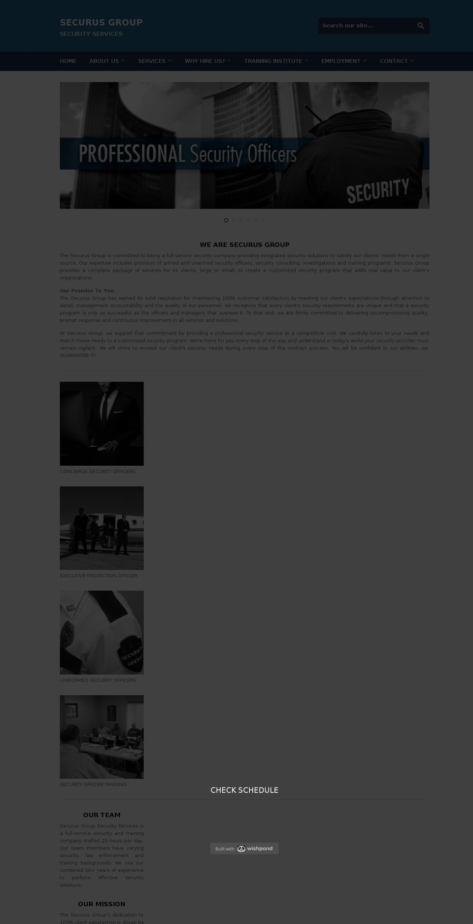 thesecurusgroup.com shopify website screenshot