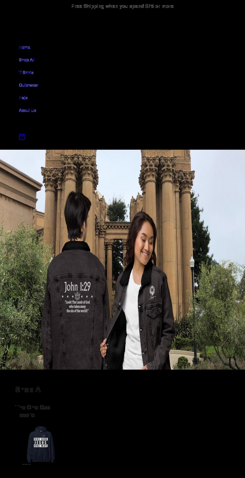 theservantclothing.com shopify website screenshot