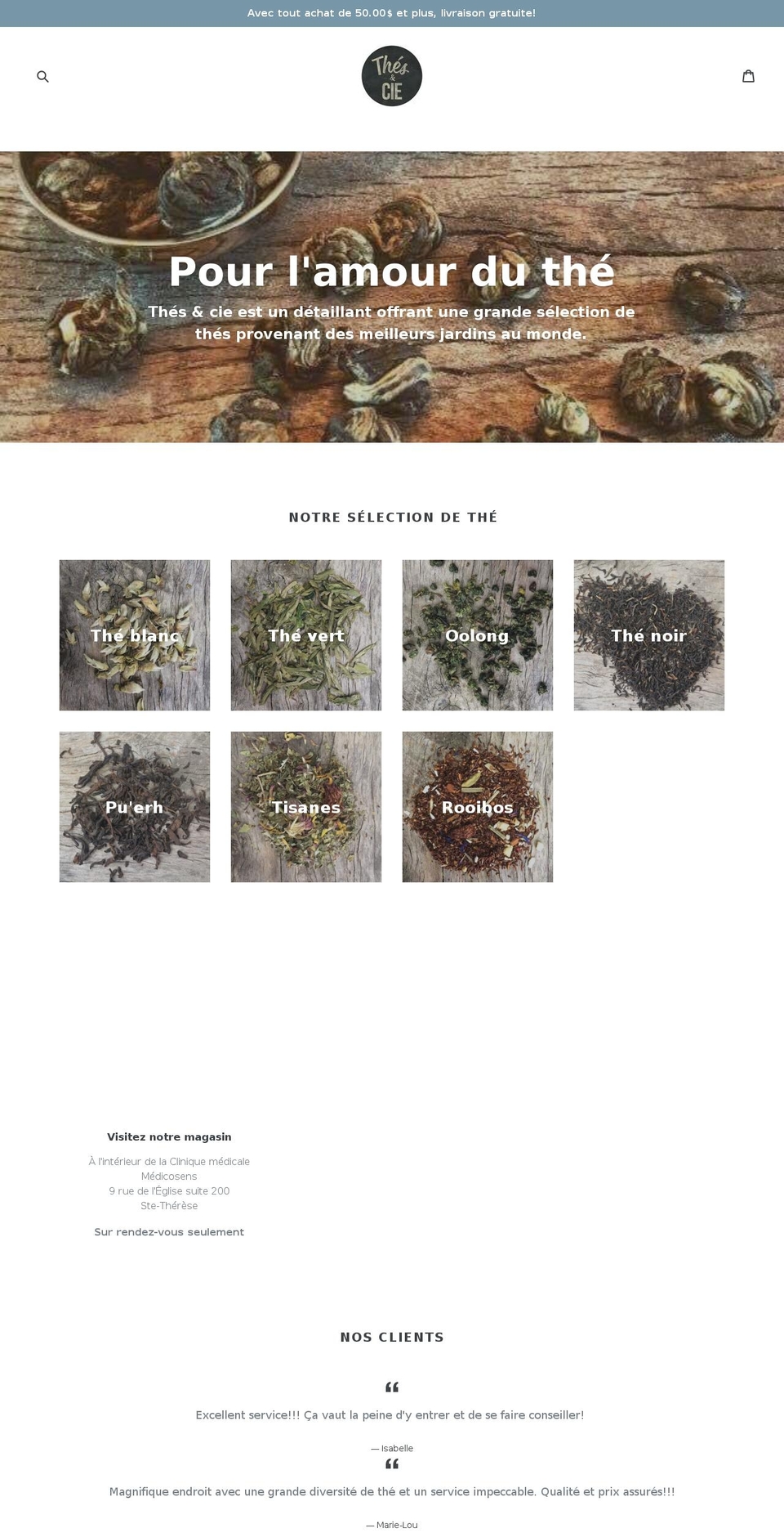 thesetcie.com — Shopify storefront screenshot