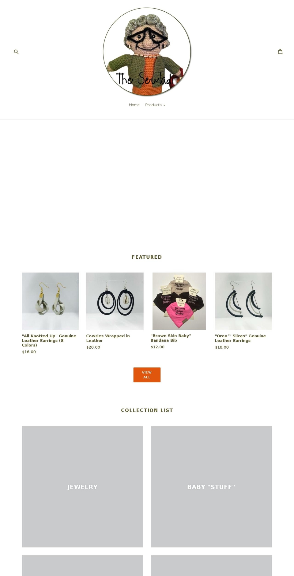 thesewladi.com — Shopify storefront screenshot