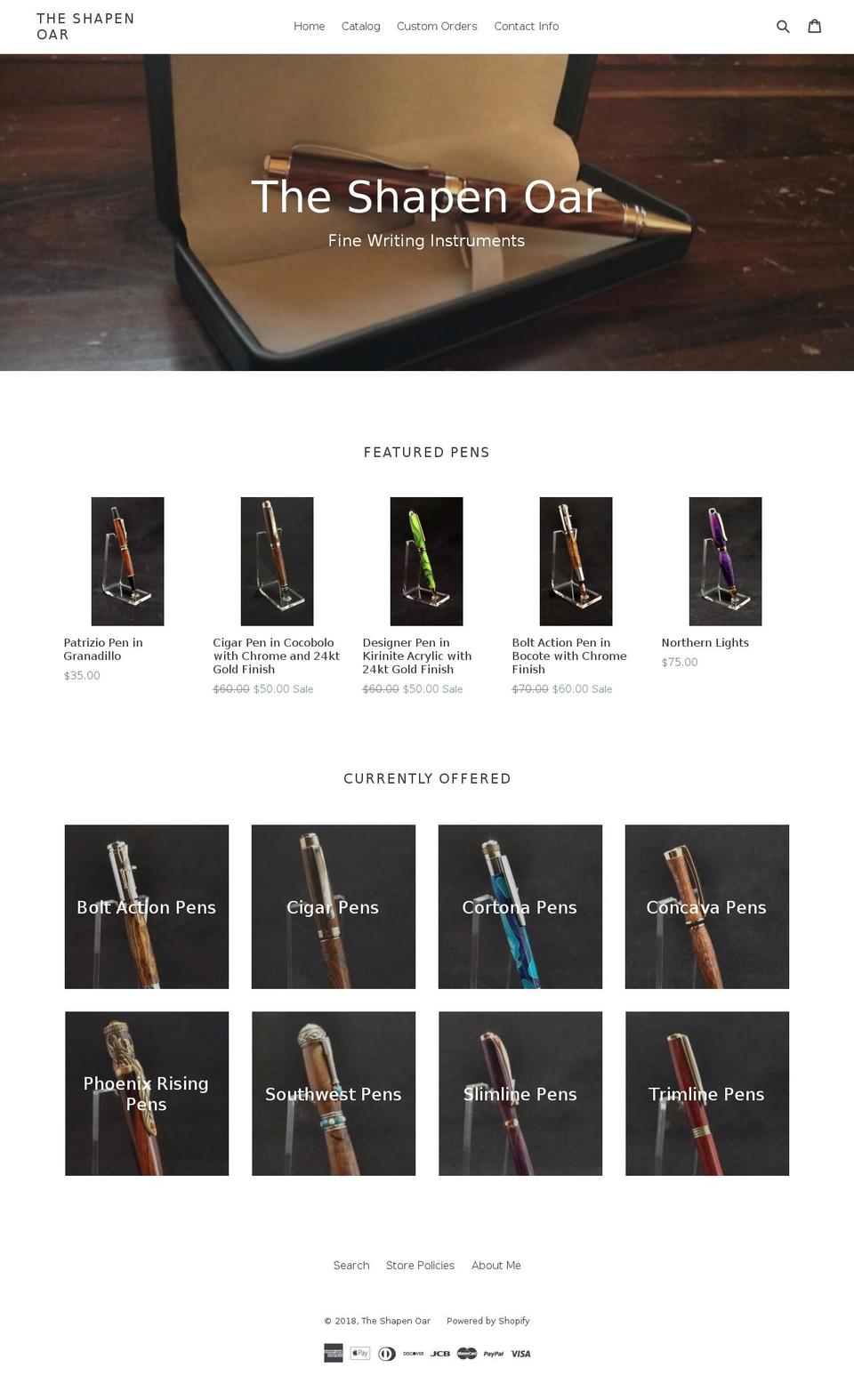 theshapenoar.com — Shopify storefront screenshot