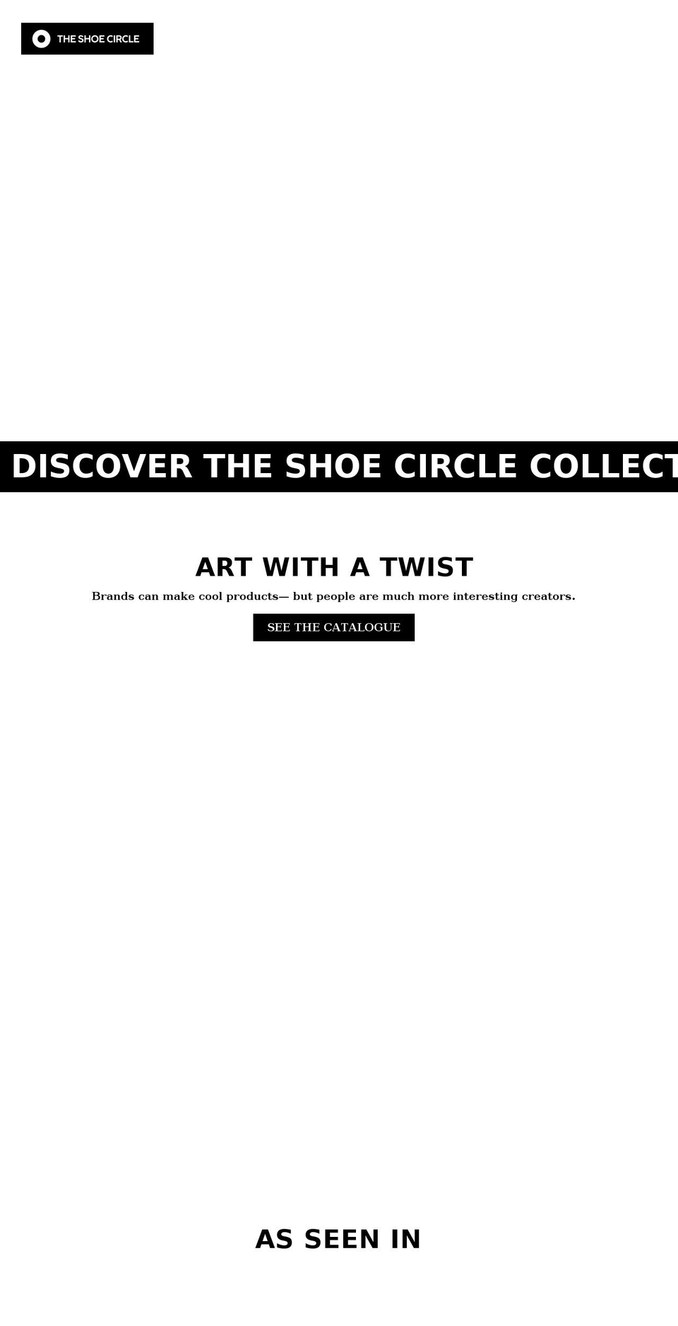 shoes Shopify theme site example theshoecircle.com
