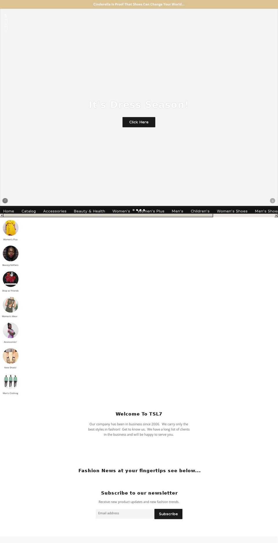 theshoelady7.net shopify website screenshot