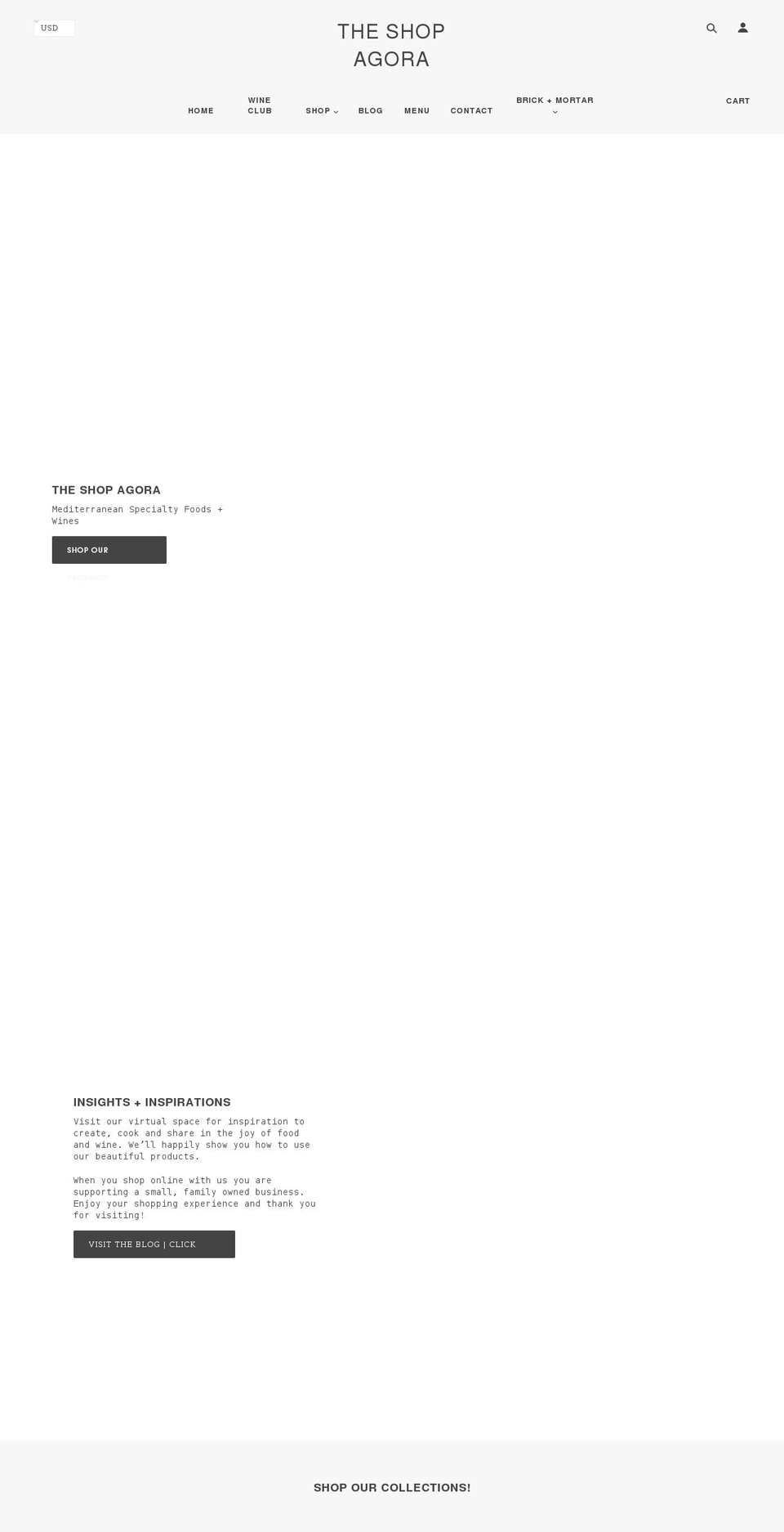 theshopagora.com shopify website screenshot