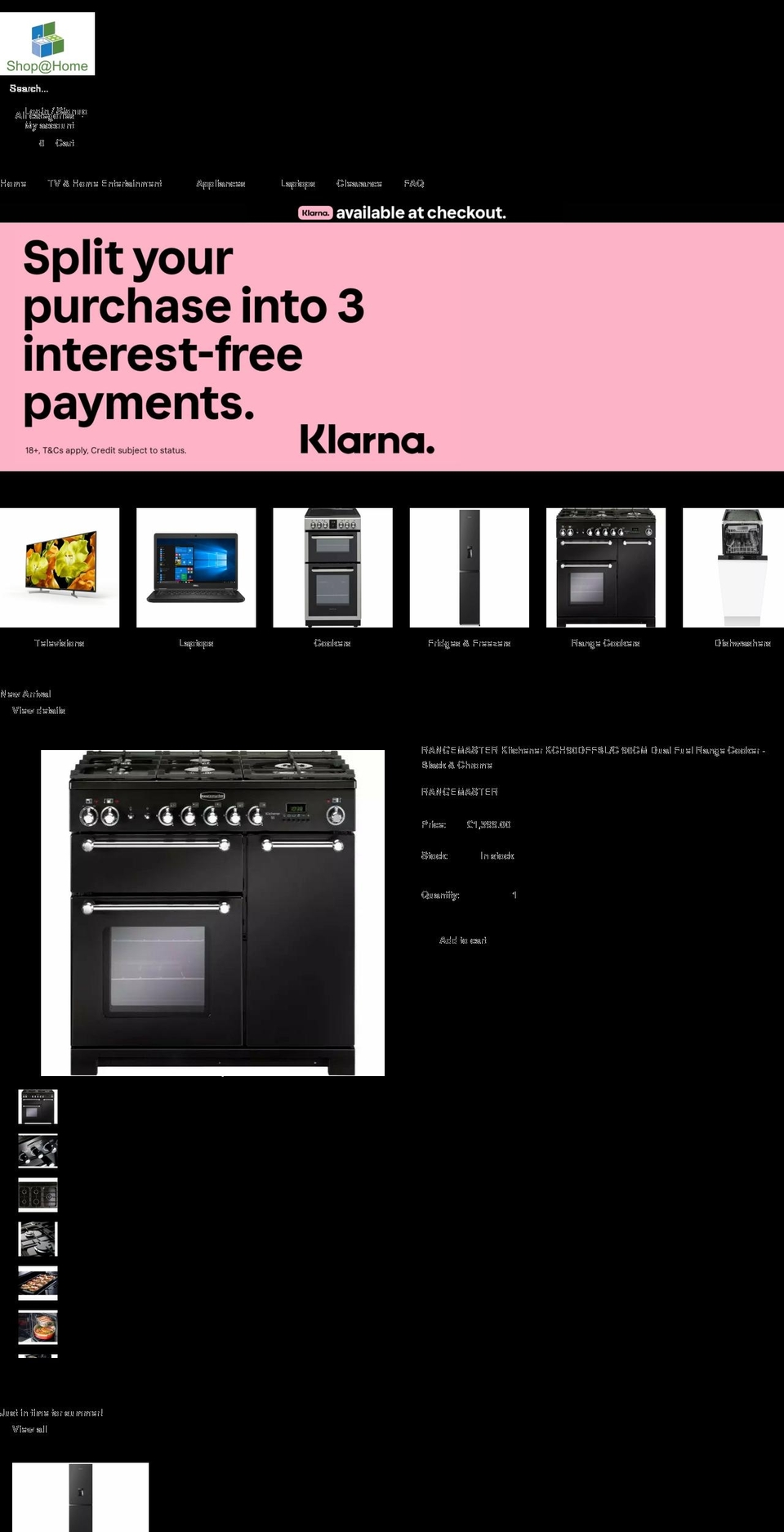 theshopathome.com shopify website screenshot