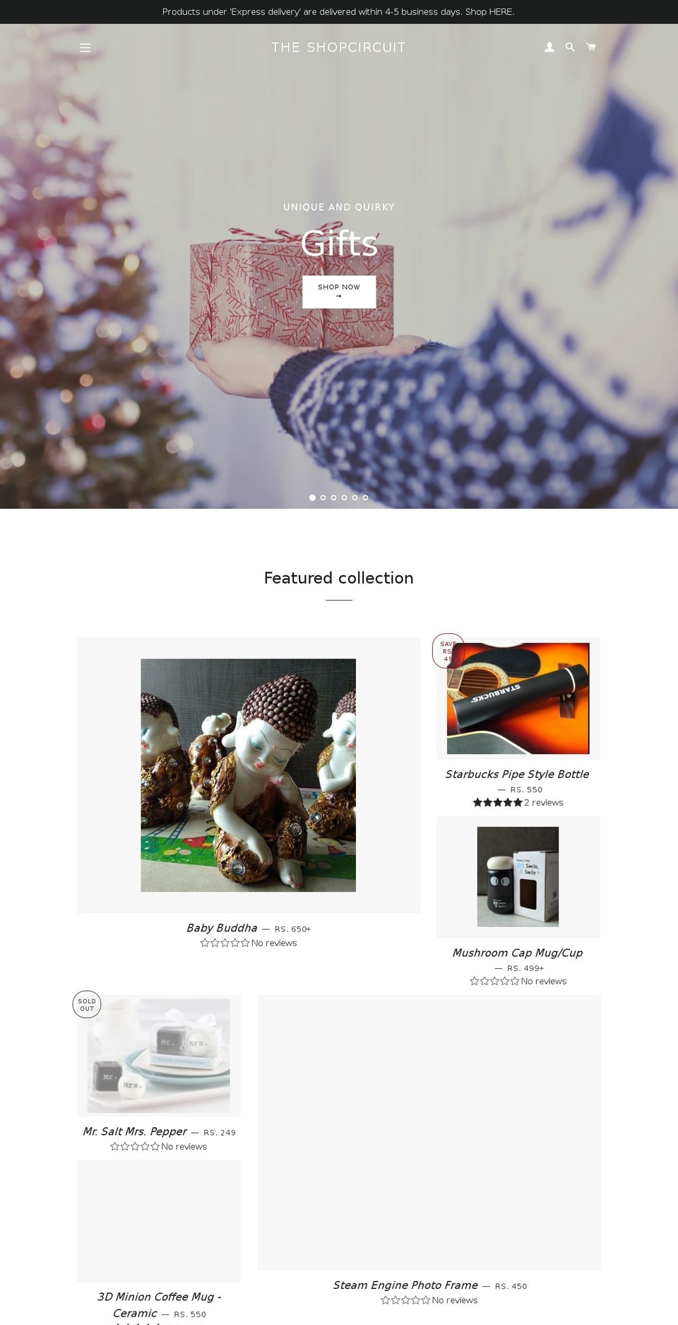 theshopcircuit.com — Shopify storefront screenshot