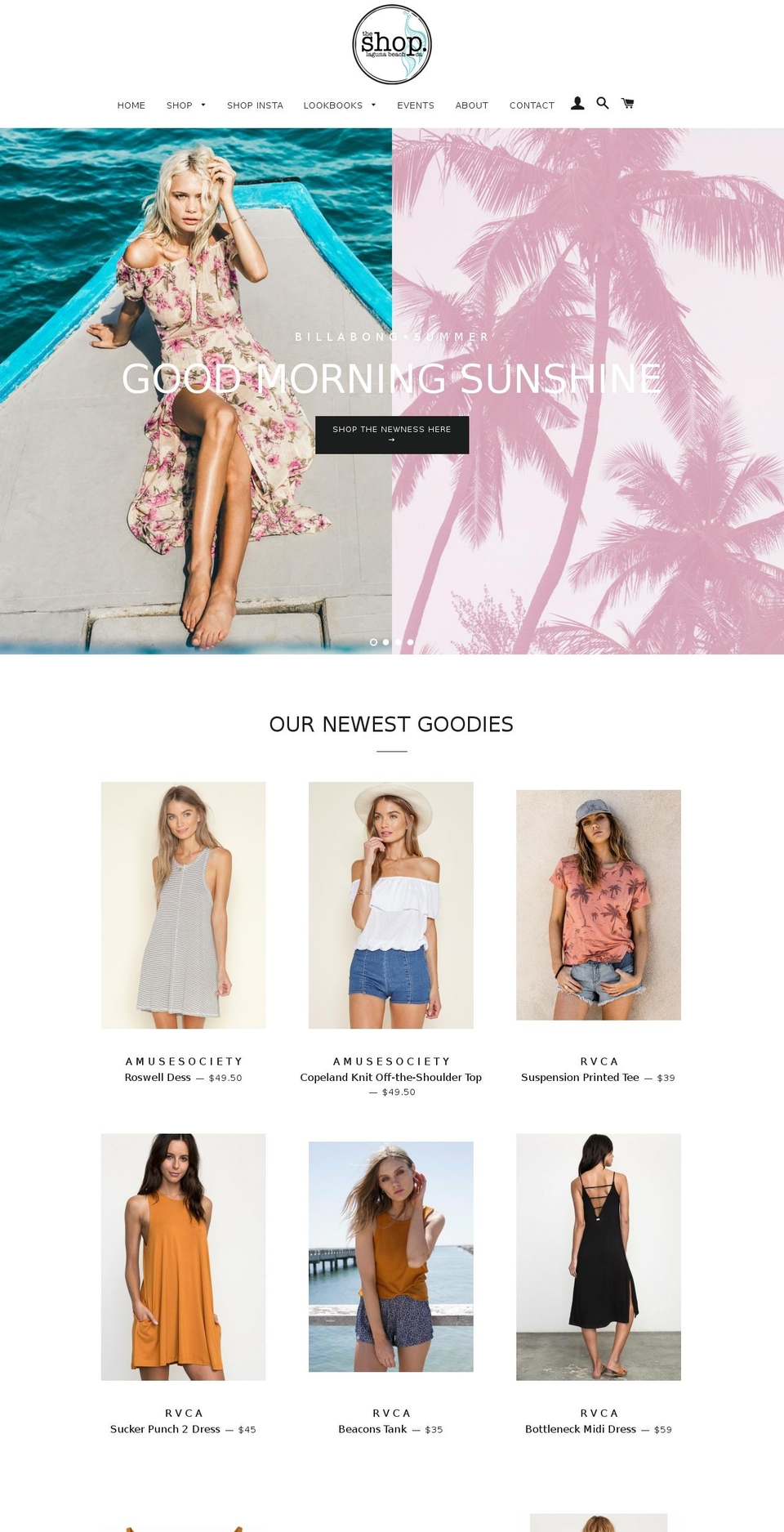theshoplaguna.com shopify website screenshot