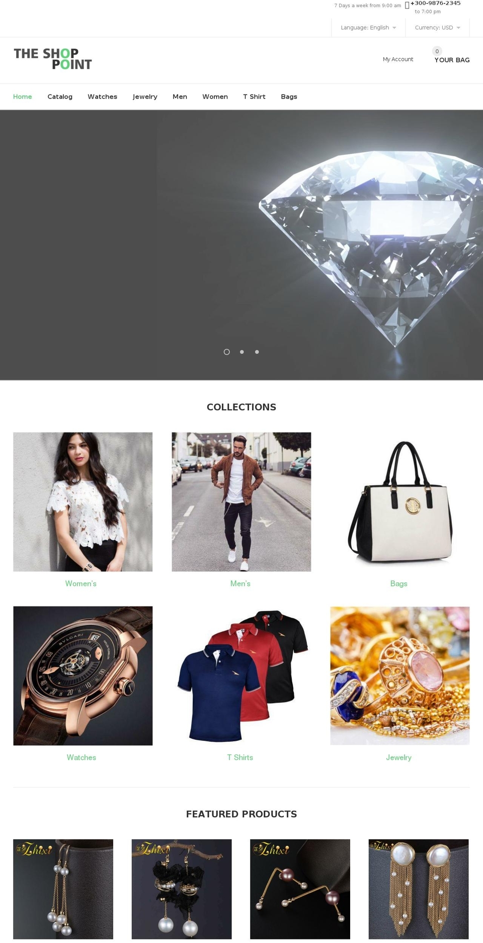 install-me-myshop-v-1-0-8 Shopify theme site example theshoppoint.com