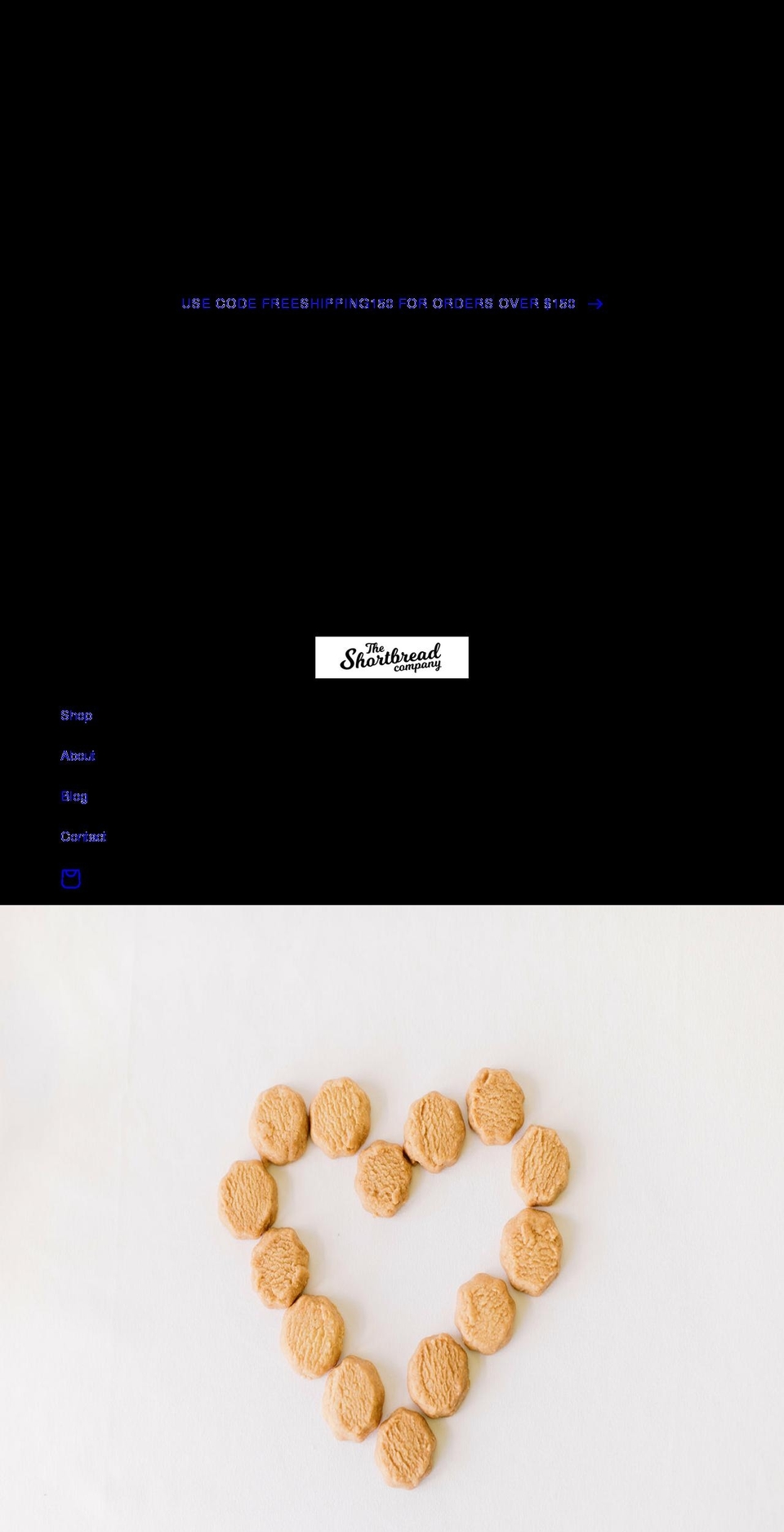 theshortbreadcompany.ca shopify website screenshot