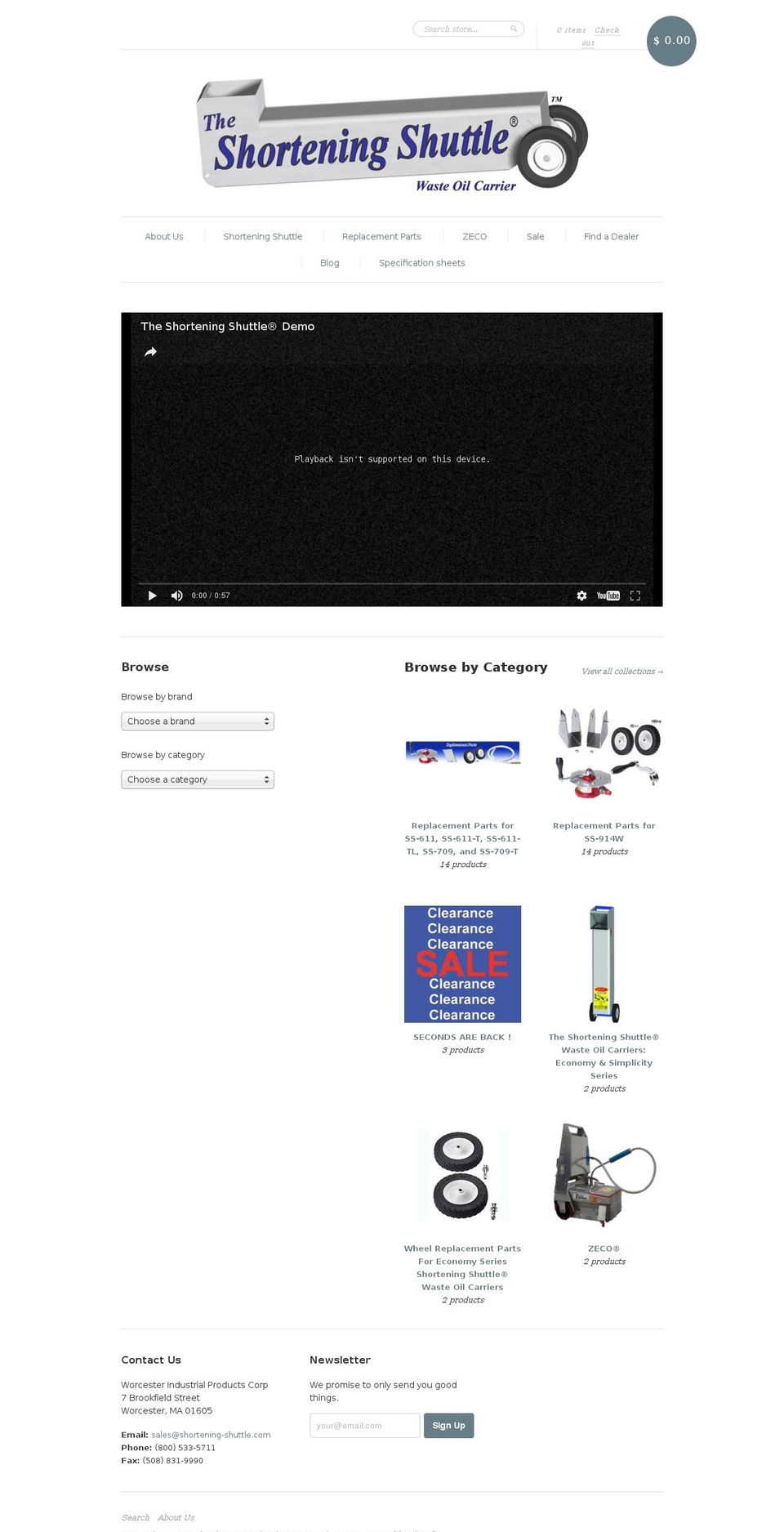 theshuttles.com shopify website screenshot
