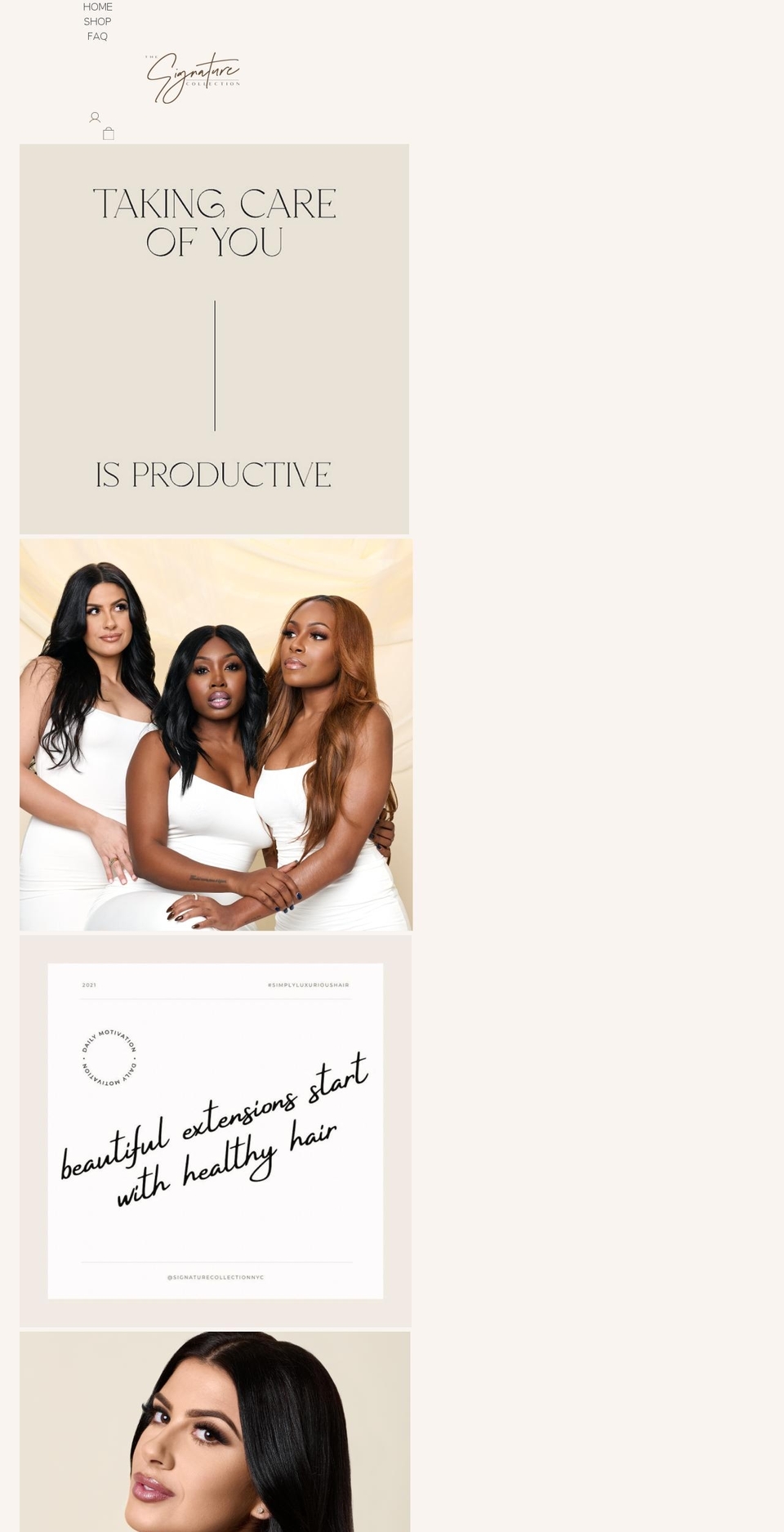 thesignaturecollection.nyc shopify website screenshot