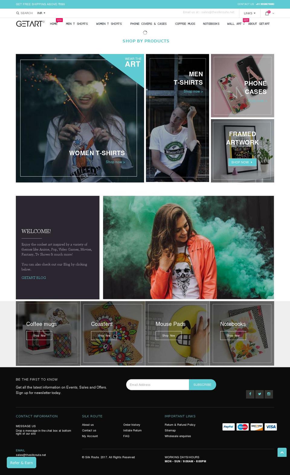 thesilkroute.net shopify website screenshot