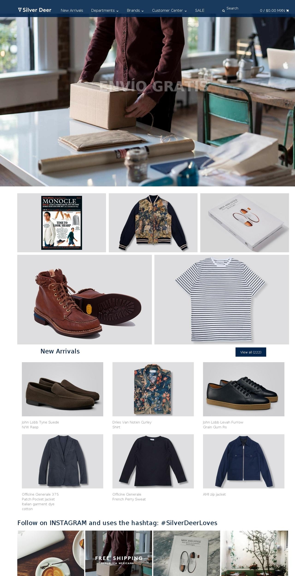 COLORBLOCK Shopify theme site example thesilverdeer.com