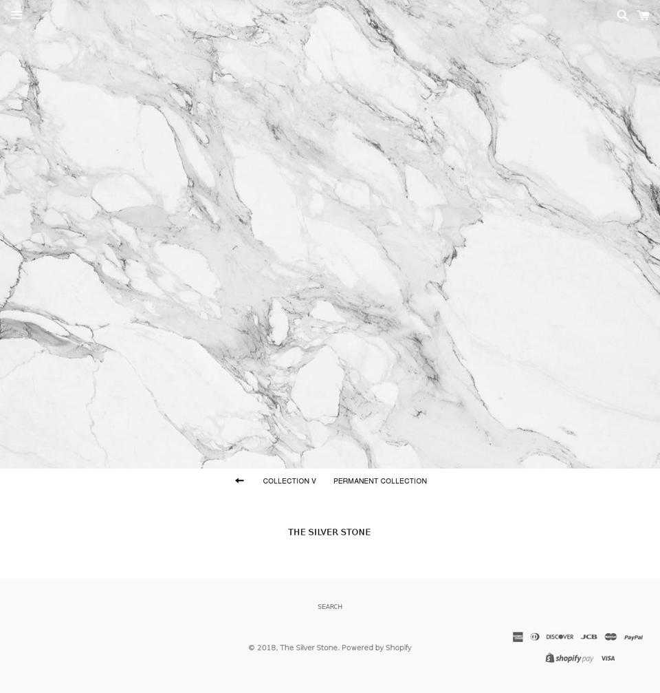 thesilverstone.co shopify website screenshot