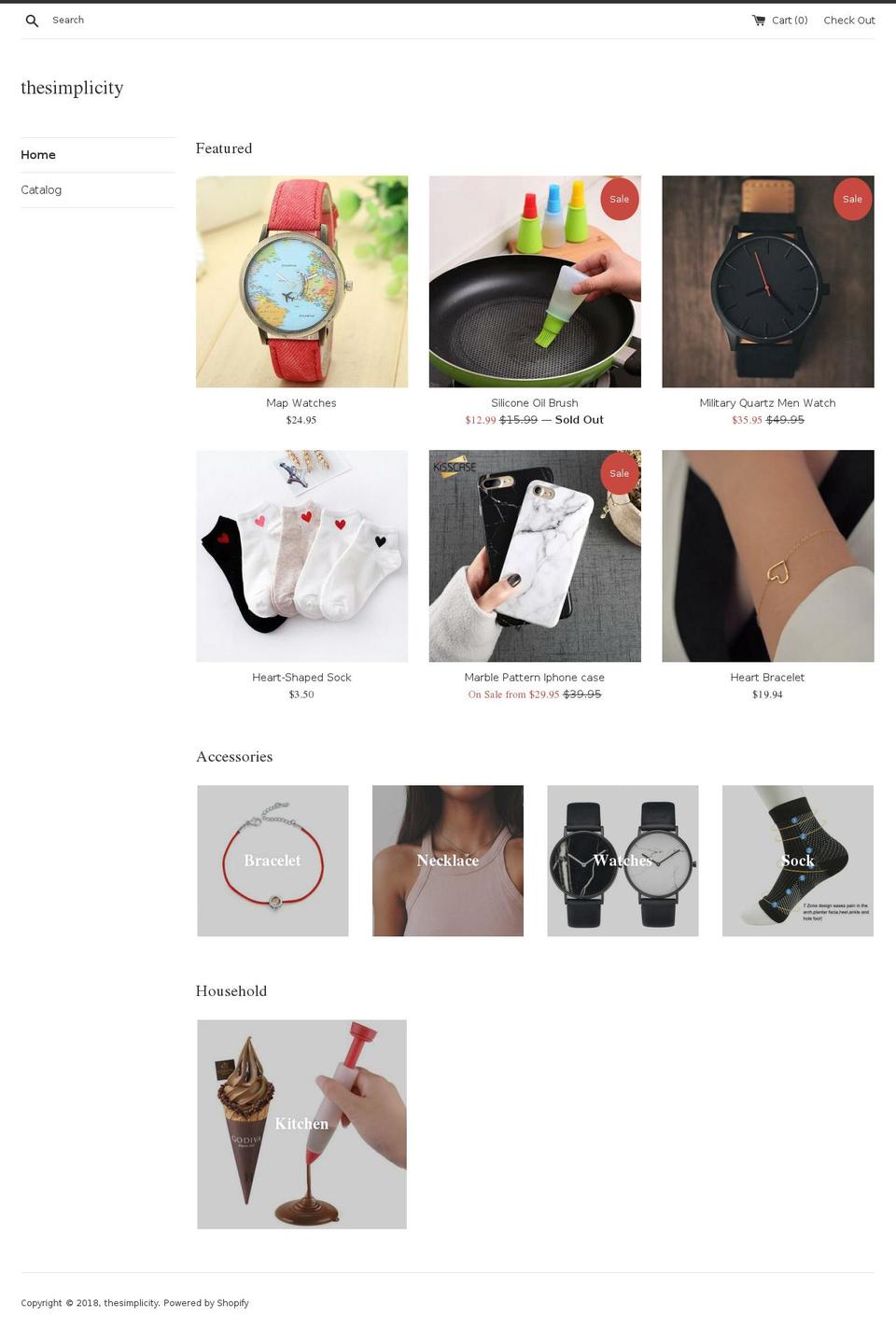 thesimplicity.net shopify website screenshot