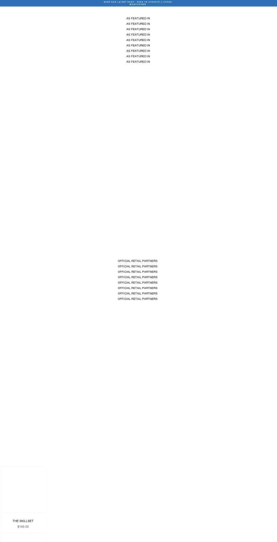 theskills.com.au shopify website screenshot