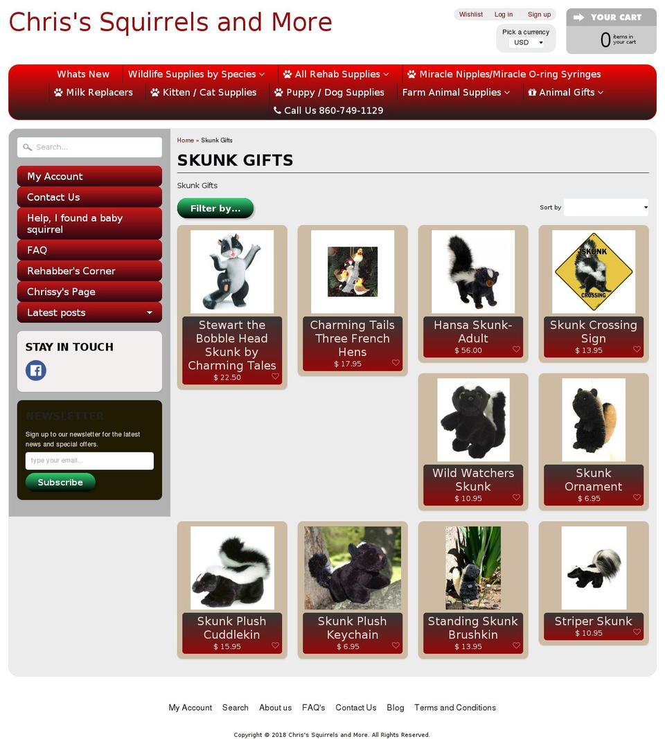 theskunkstore.com — Shopify storefront screenshot