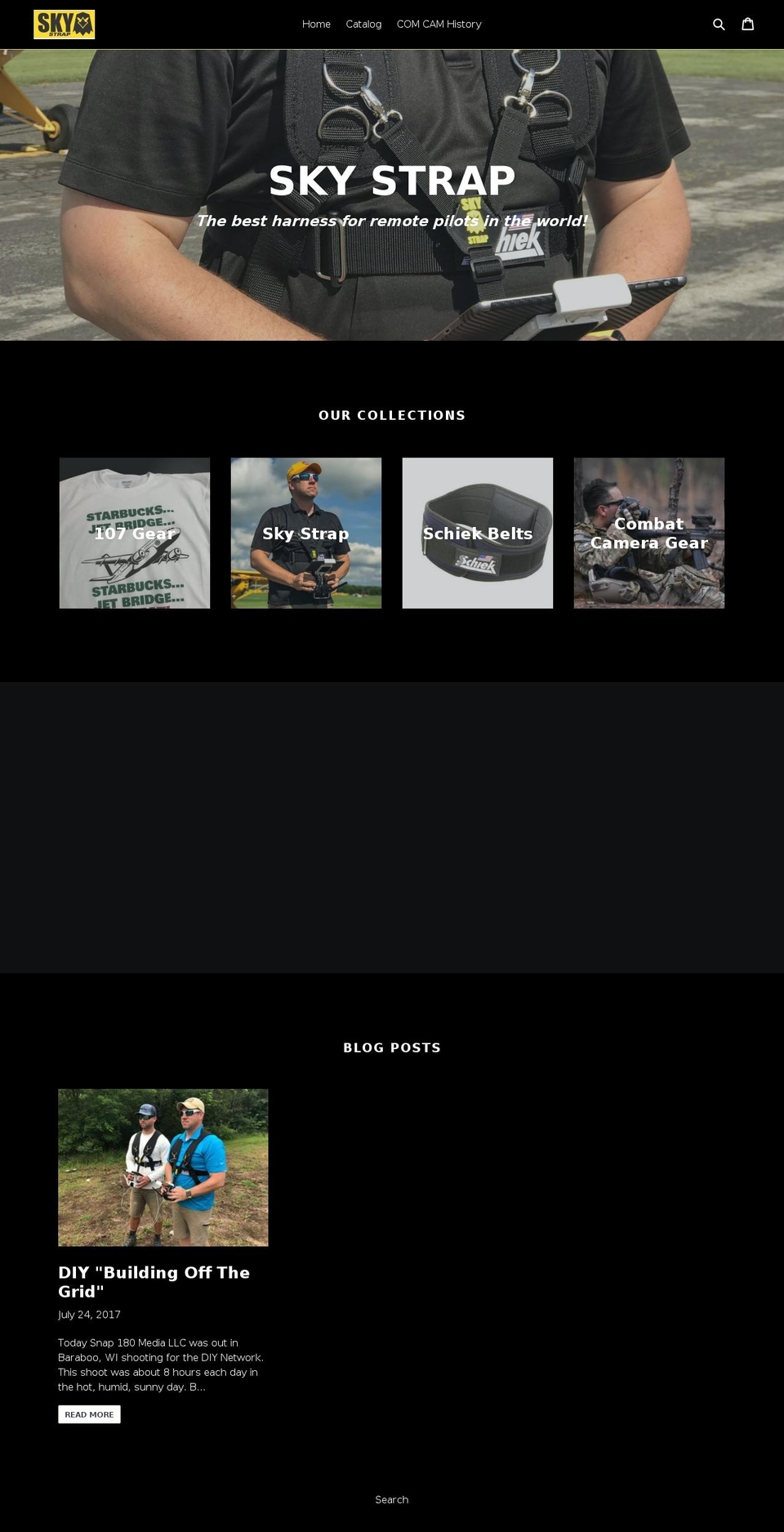theskystrap.com — Shopify storefront screenshot