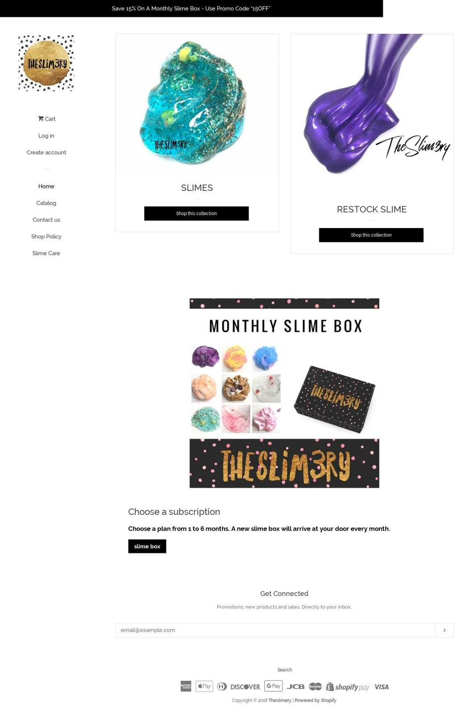 theslimery.com shopify website screenshot