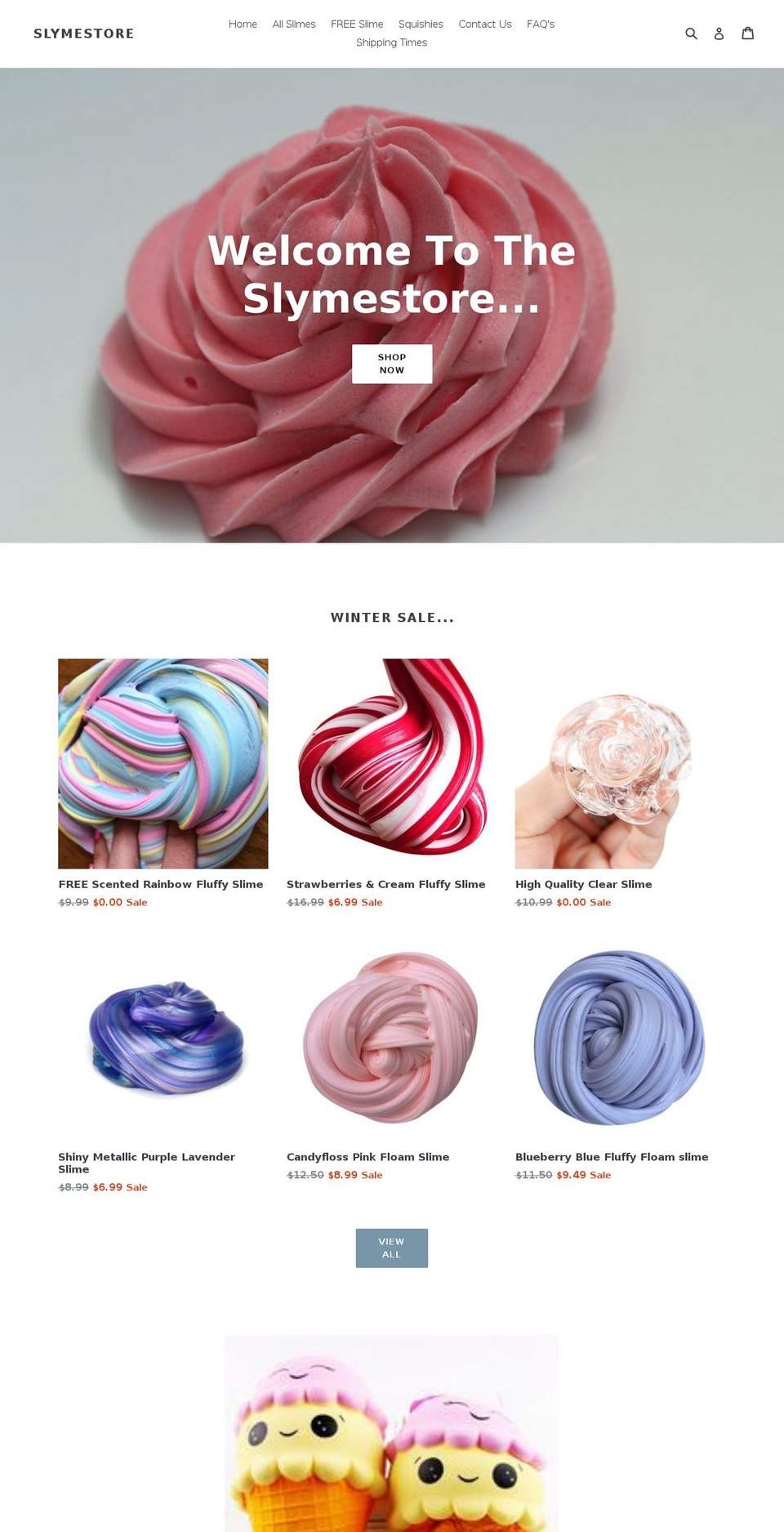 theslymestore.com — Shopify storefront screenshot