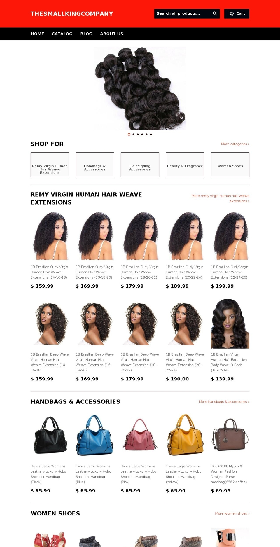 thesmallkingcompany.com shopify website screenshot