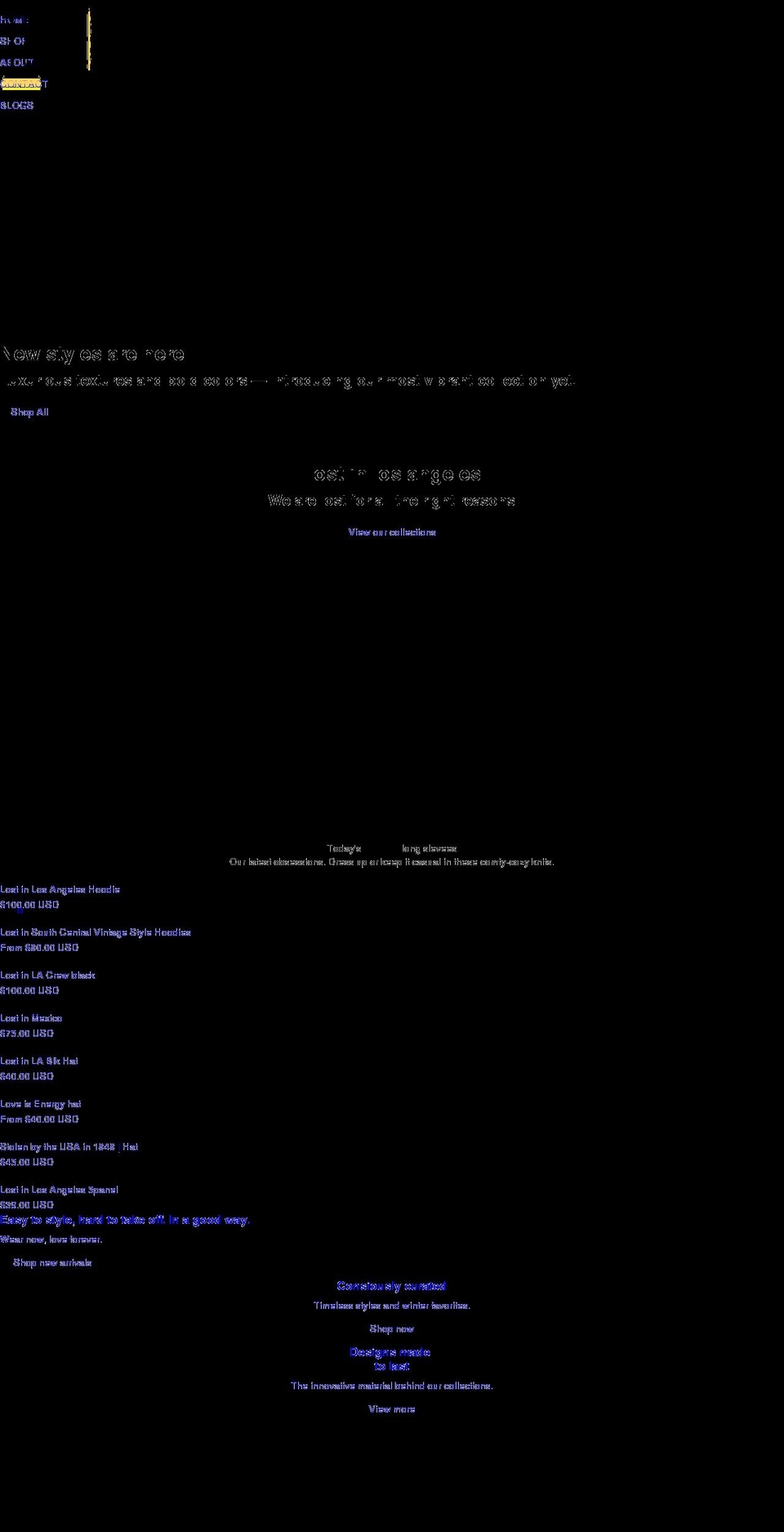 thesmallshopla.com shopify website screenshot