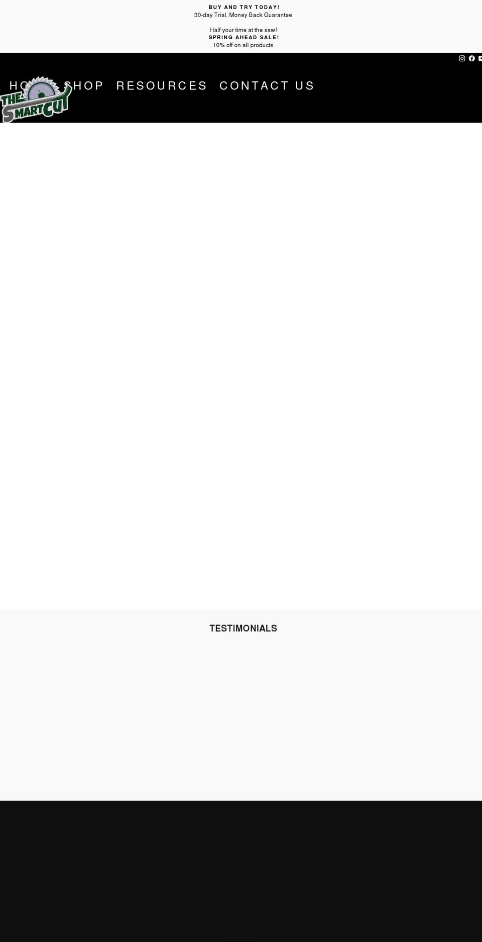 thesmartcut.com shopify website screenshot