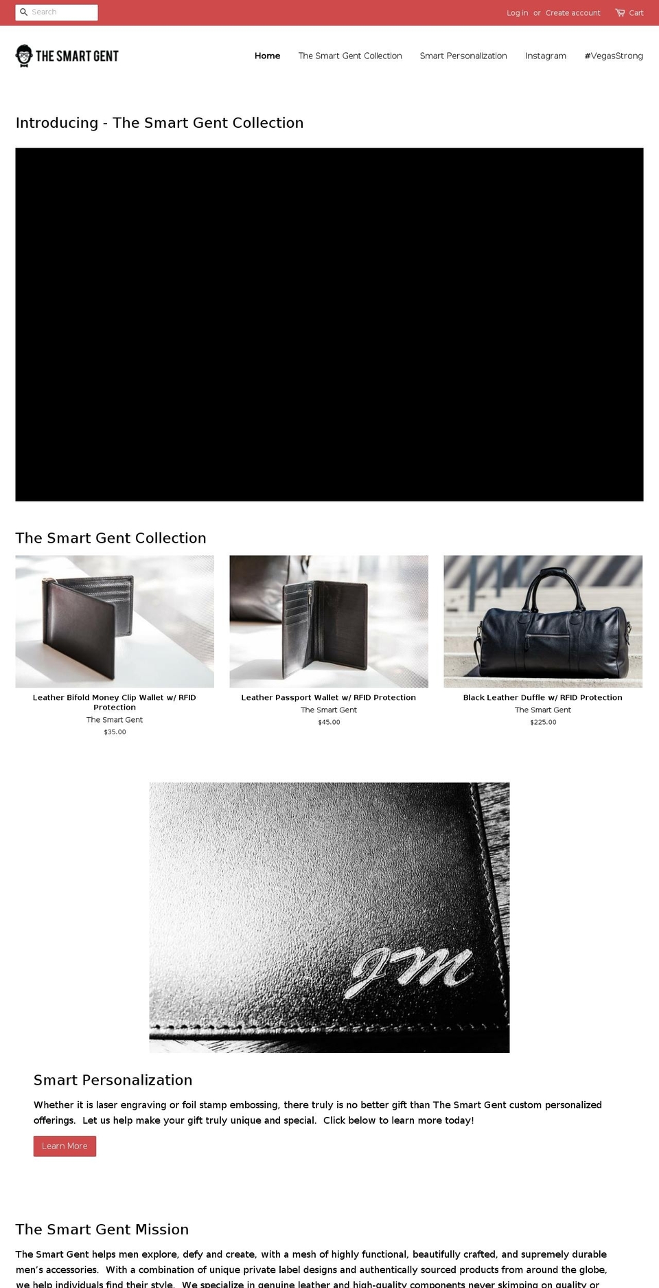 thesmartgent.com — Shopify storefront screenshot