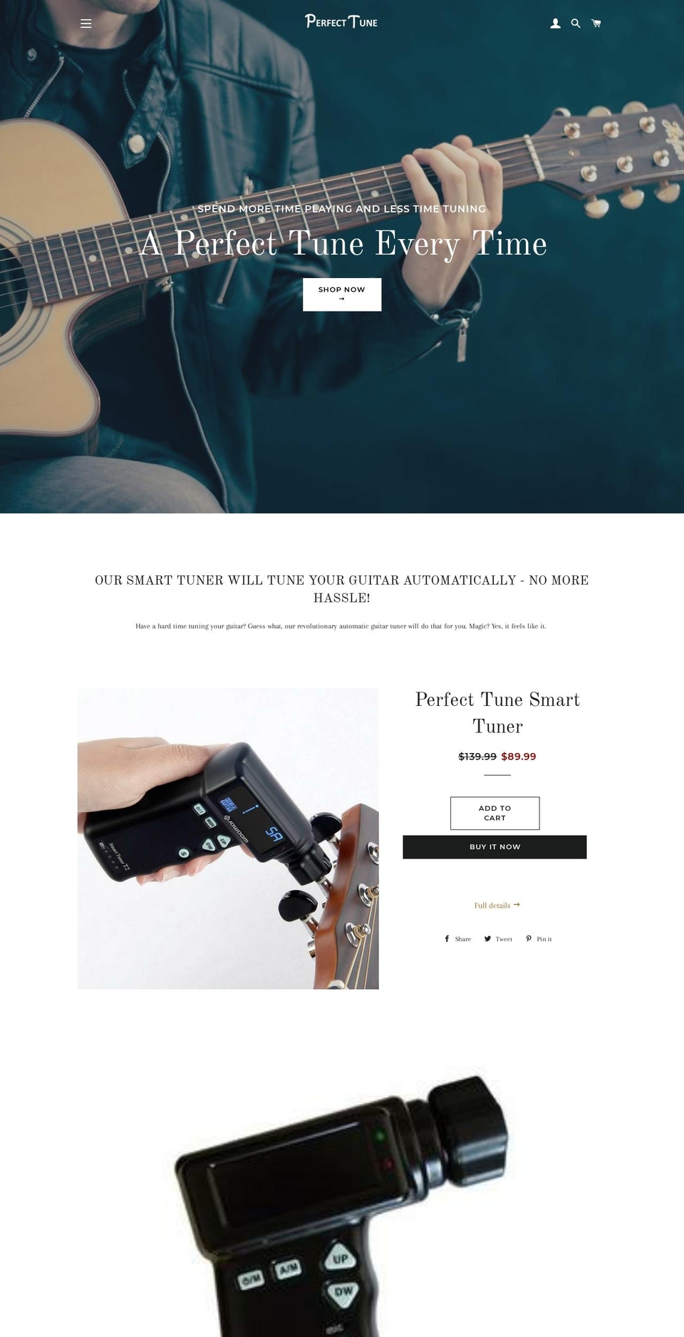 thesmarttuner.com — Shopify storefront screenshot