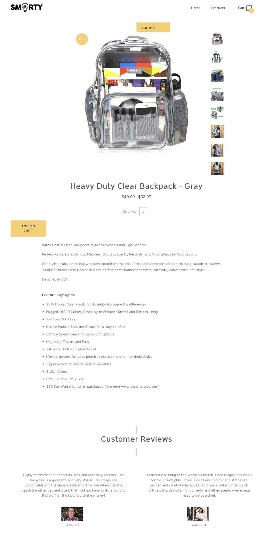 thesmartyco.com shopify website screenshot