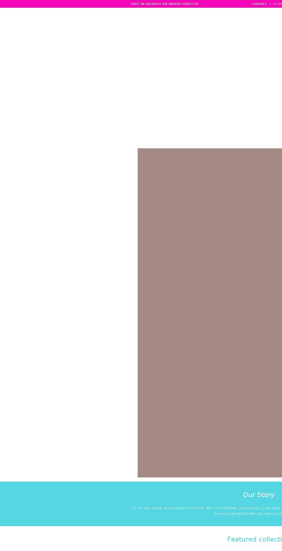 thesmldiet.com — Shopify storefront screenshot