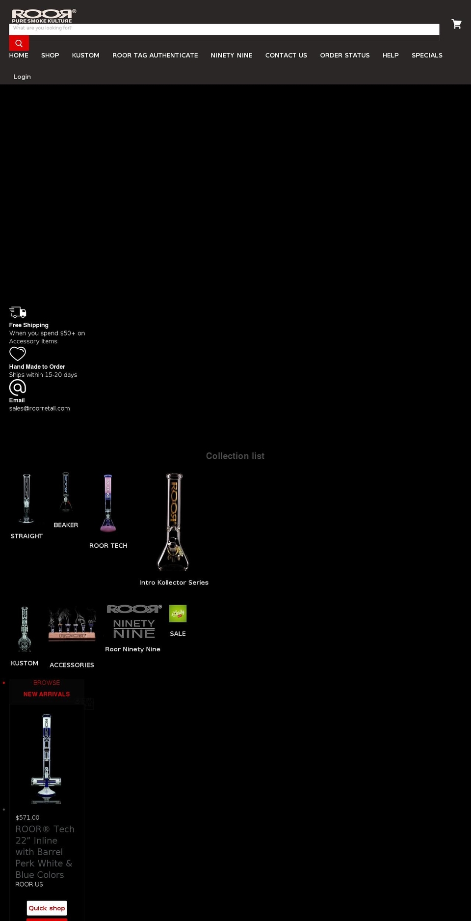 thesmokekulture.com shopify website screenshot
