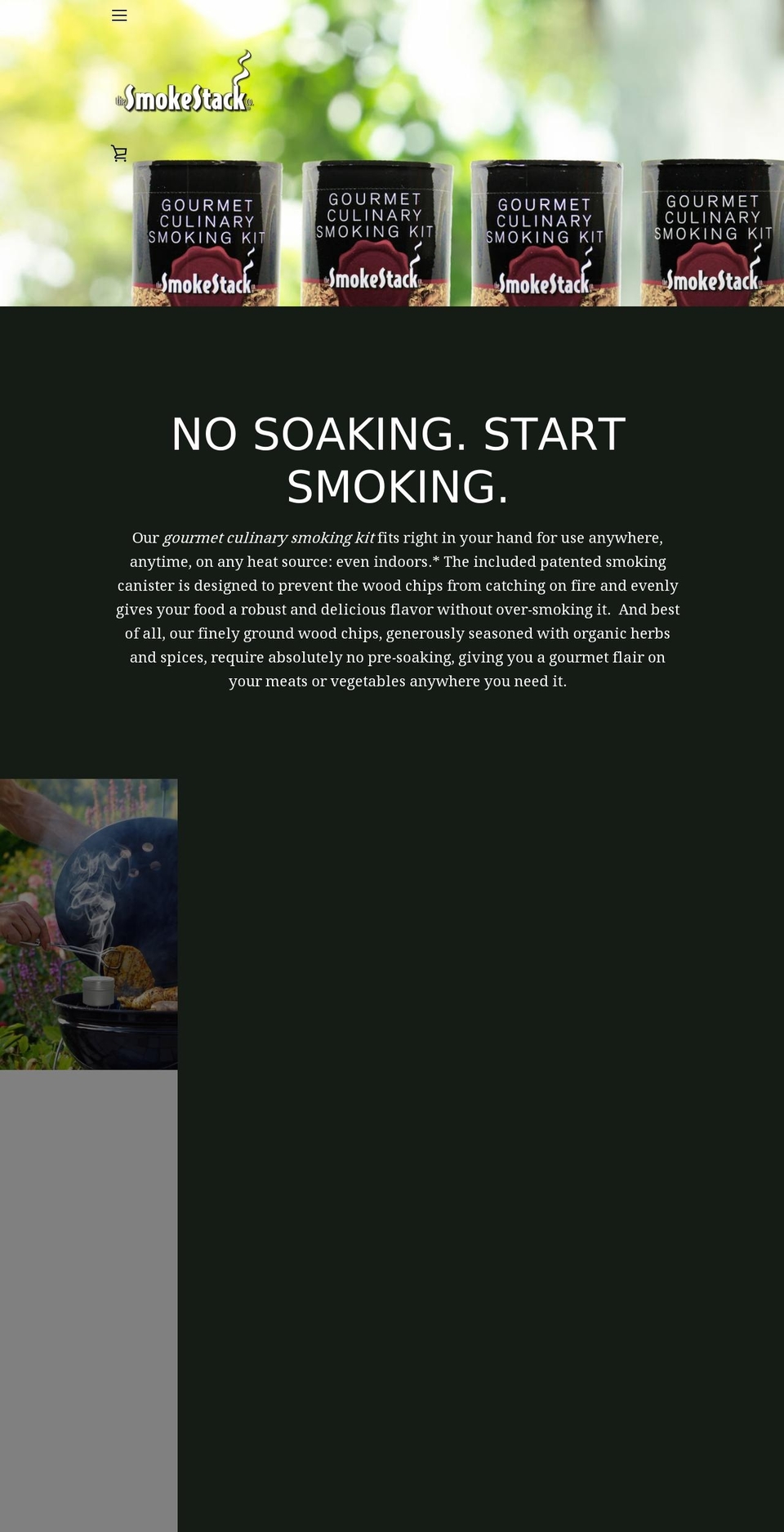 thesmokestackproductcompany.com shopify website screenshot