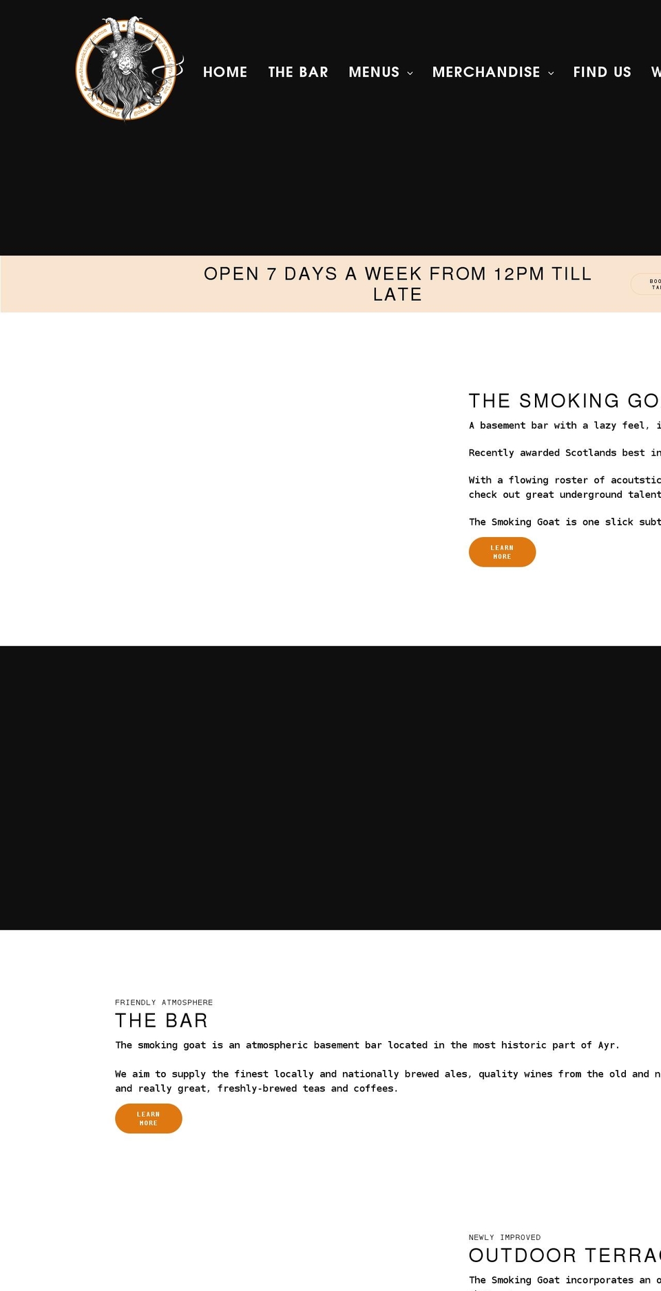 Wonify Shopify theme site example thesmokinggoatayr.com