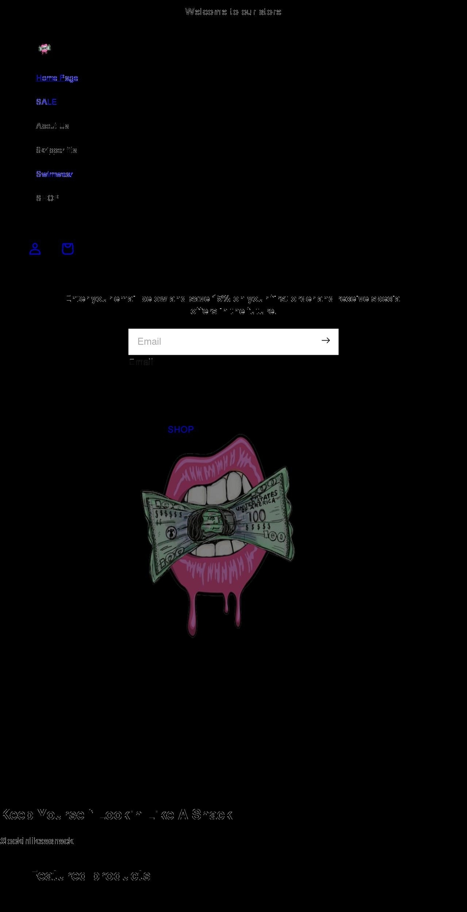 thesnackpdx.com shopify website screenshot
