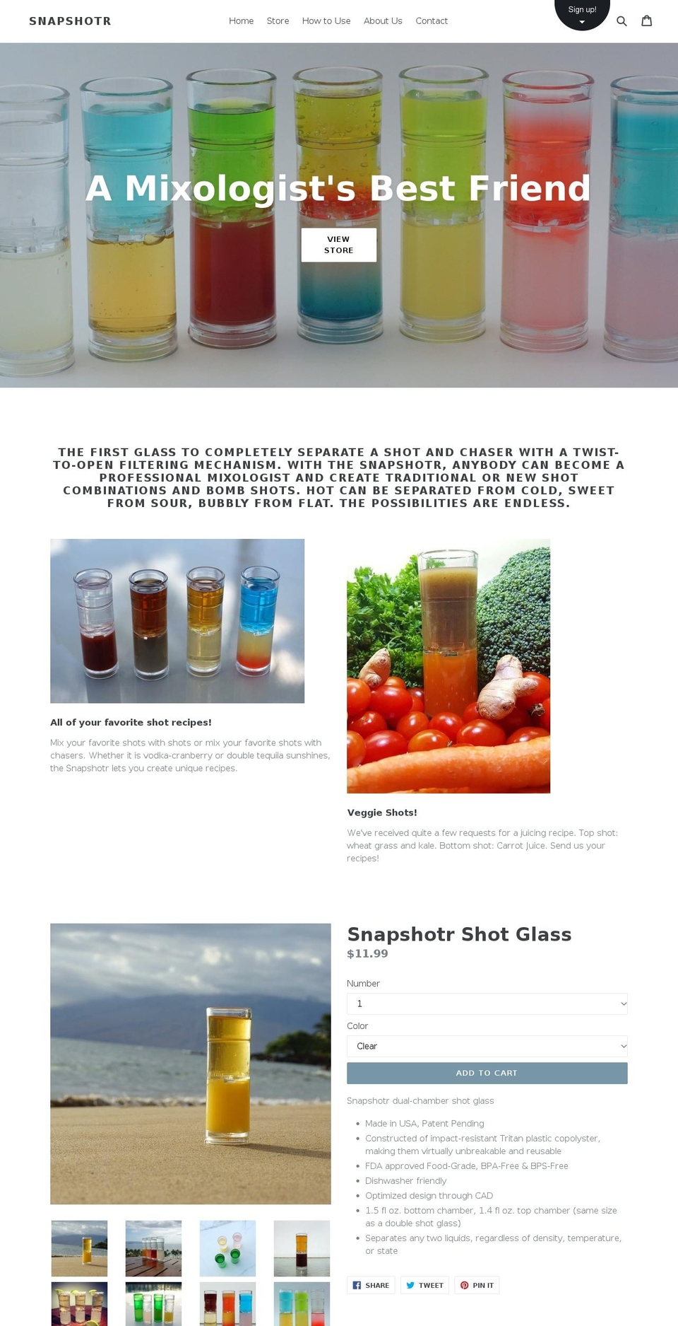 thesnapshotr.com shopify website screenshot