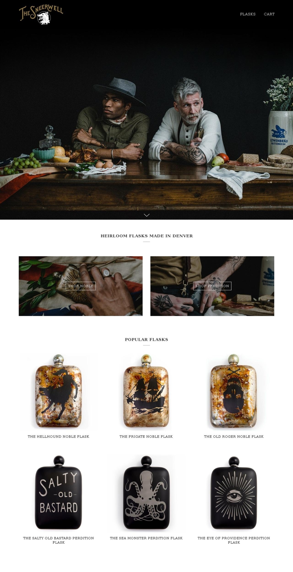 thesneerwell.com shopify website screenshot
